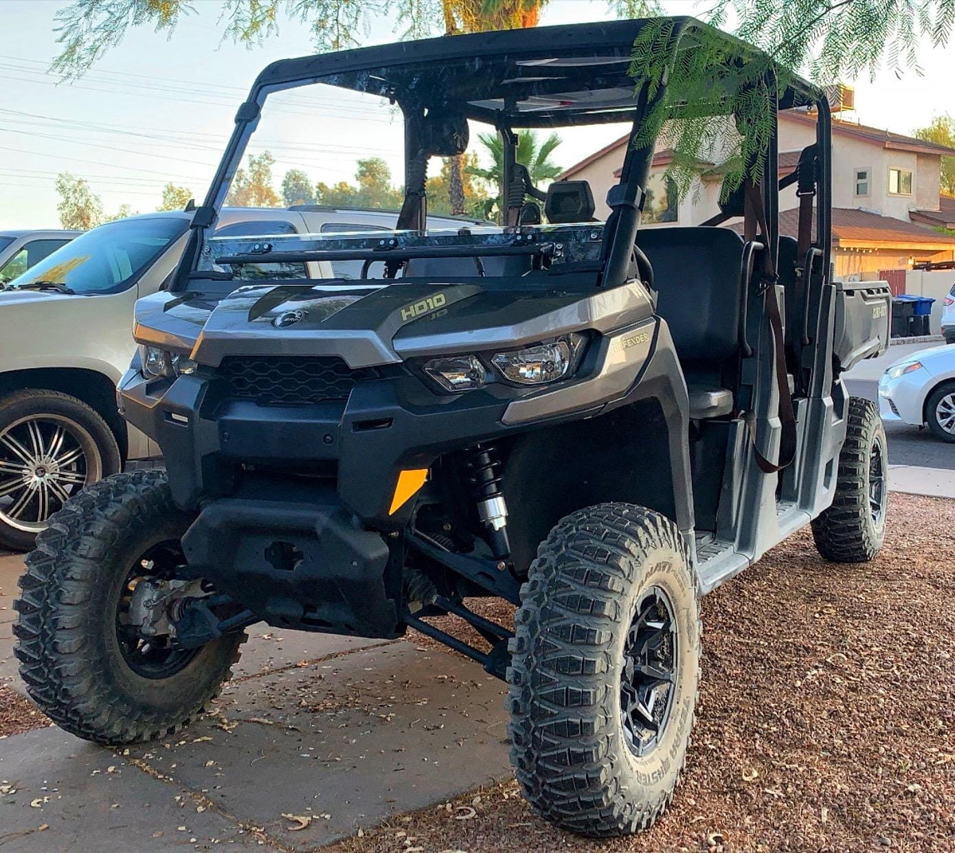 SuperATV Flip-Vent Windshield for Can Am Defender HD Models customer photo 2