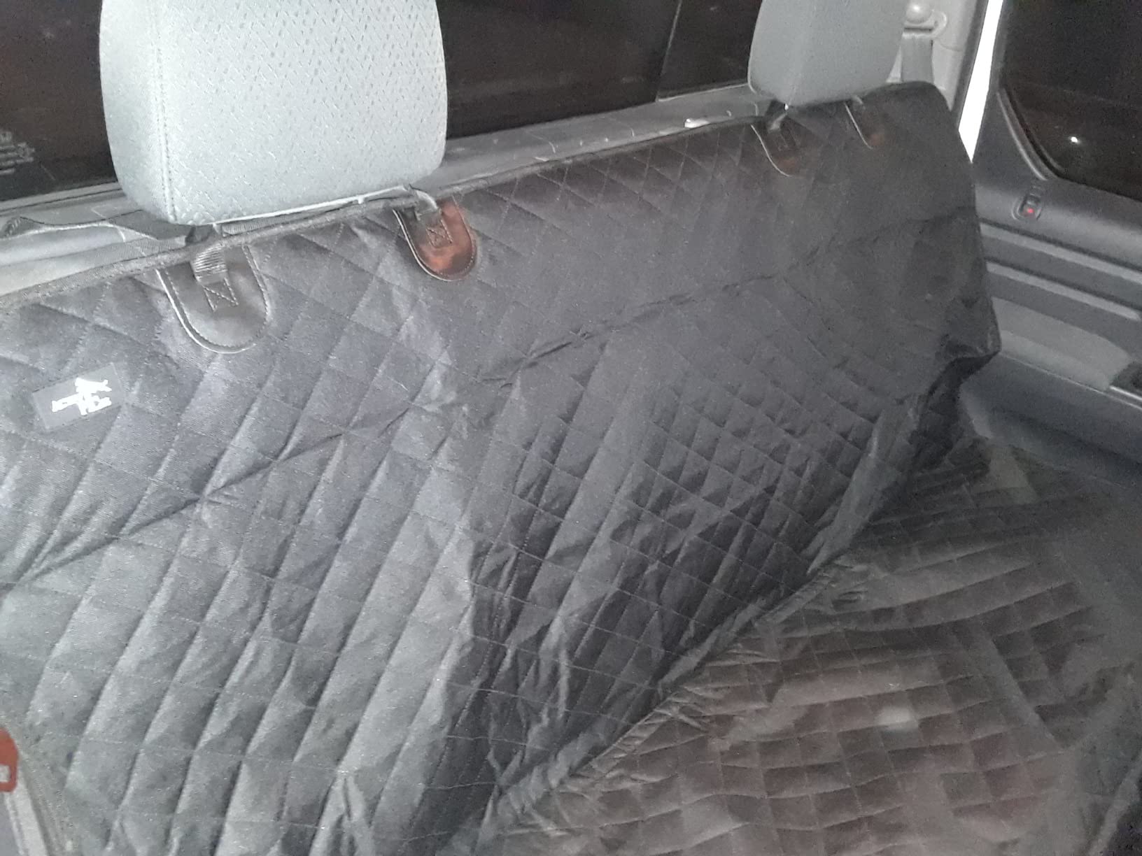Active Pets Black XL Dog Car Hammock Back Seat Cover, Waterproof Backseat Cover Protector for Truck Bench Rear of Sedans or SUVs, Essential Pet Supplies Vacuum or Wipe Clean, Machine Washable customer photo 2