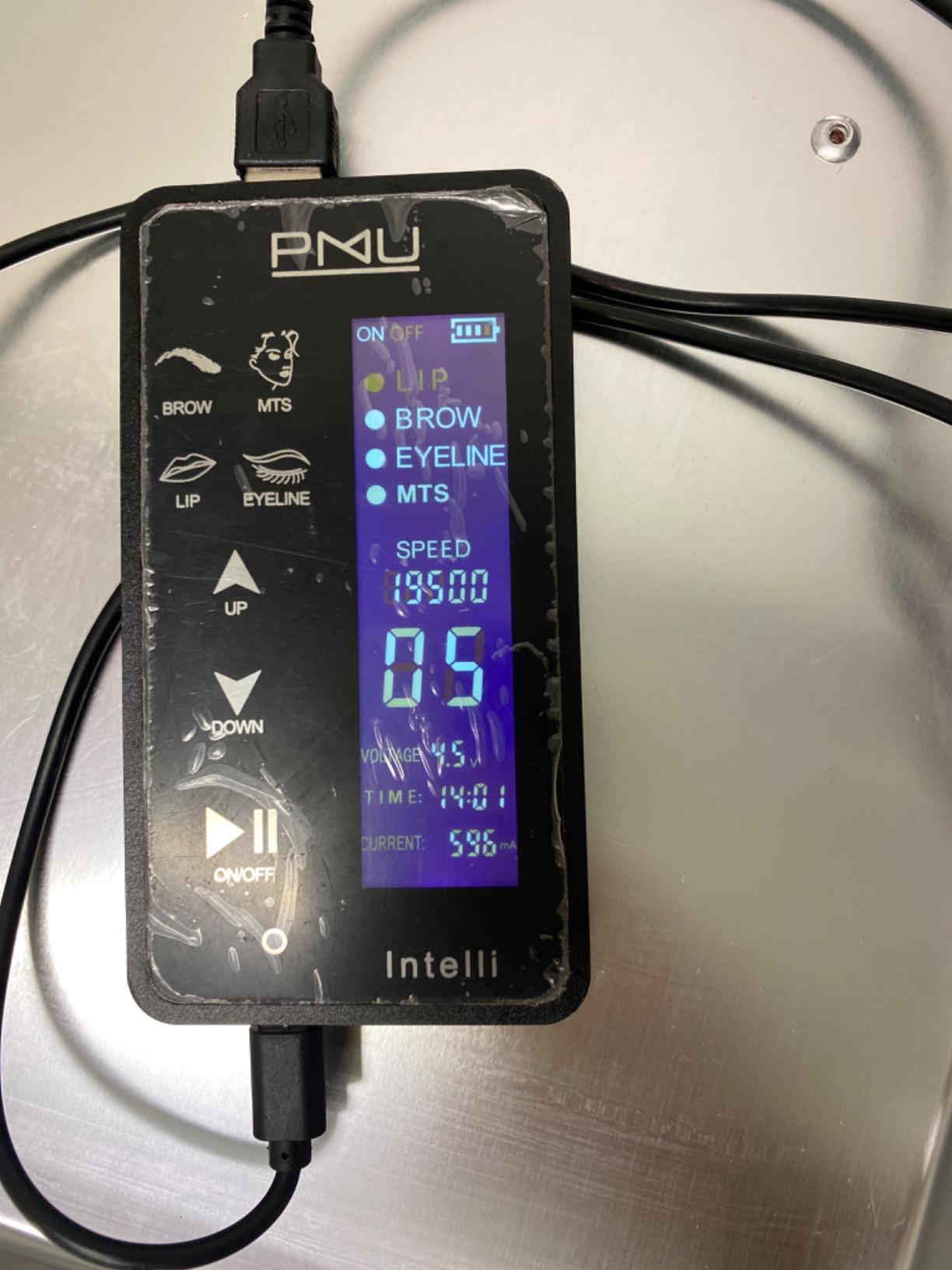INTELLI Digita Permanent Make Up Machine Touch Screen Panel Multi Function By Mellie Microblading - LCD Control Panel - Ombré Powder Brows. Lips & Eyeliner- Supply (Machine, Black) customer photo 2
