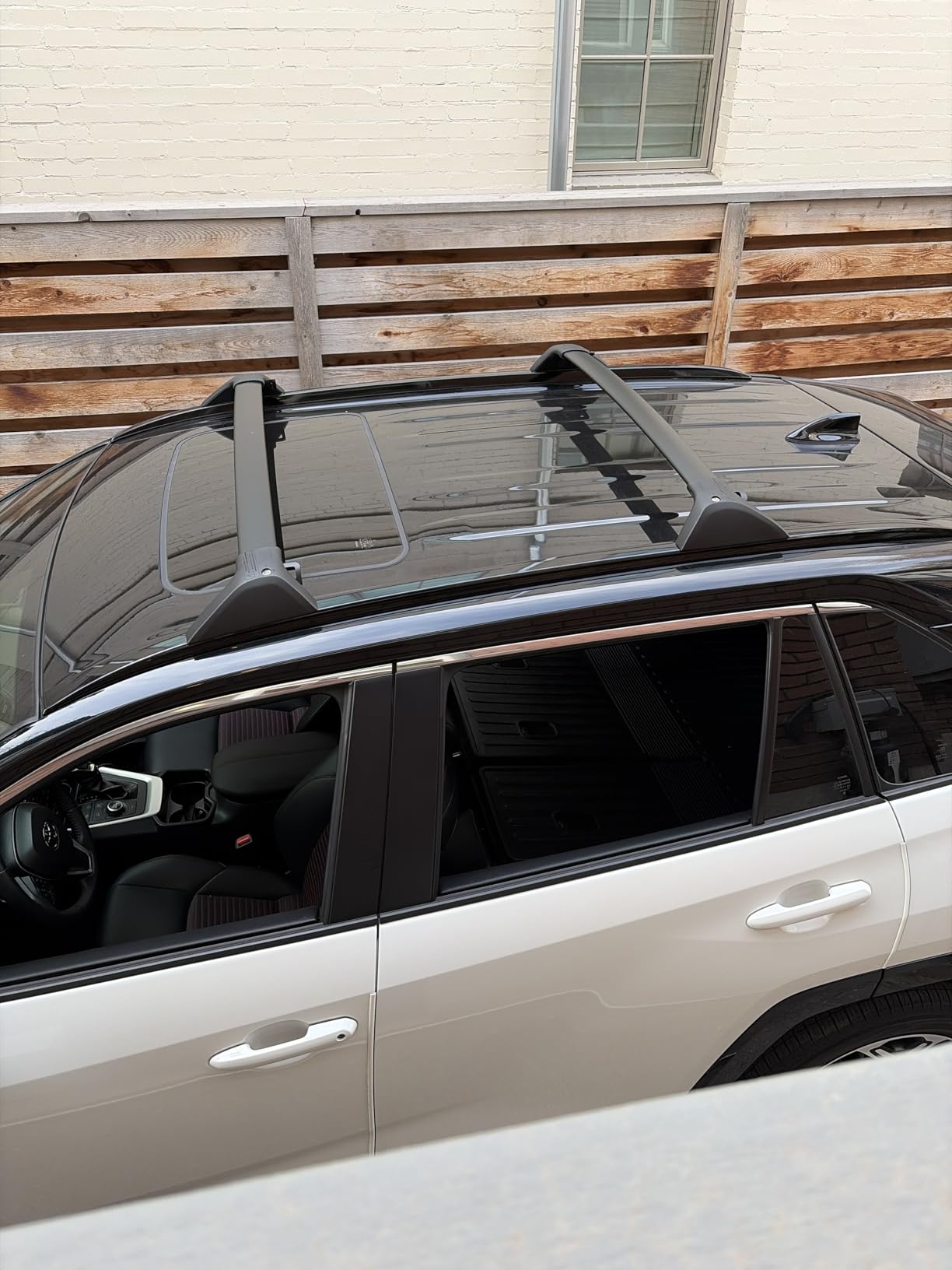 Autekcomma Lockable 260lbs Roof Rack Crossbar for Toyota RAV4 2019-2025 customer photo 1