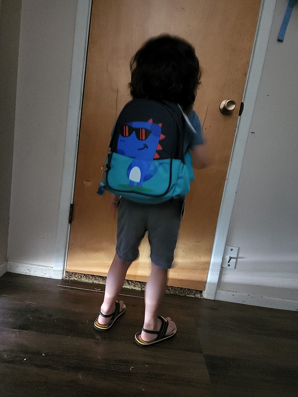 13 inch Kids Dinosaur Backpack For 3-4 Y Toddler Preschool customer photo 2