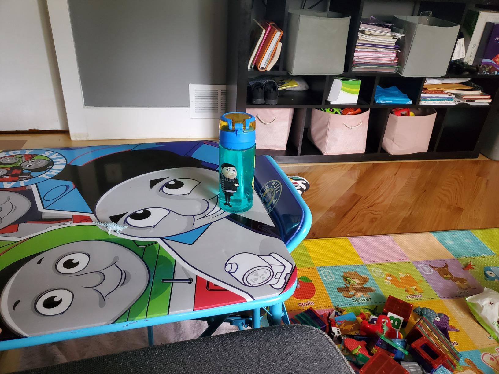 Thomas & Friends 3 Piece Foldable Table and Chair Set, Ages 3+, Blue customer photo 1