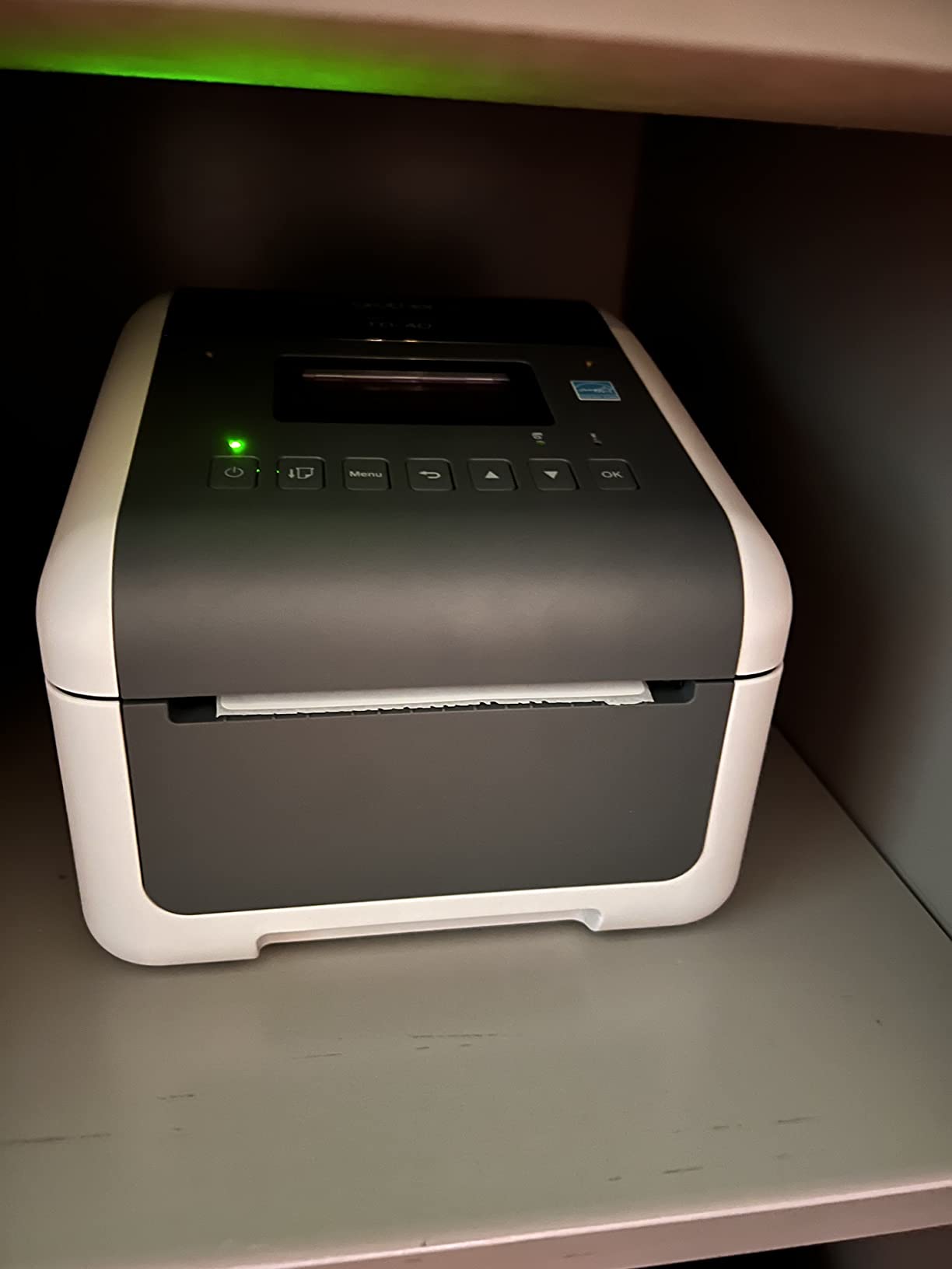 Brother TD-4550DNWB Thermal Desktop Label Printer | Advanced thermal printer with USB, Ethernet, Wi-Fi, and Bluetooth connectivity customer photo 2