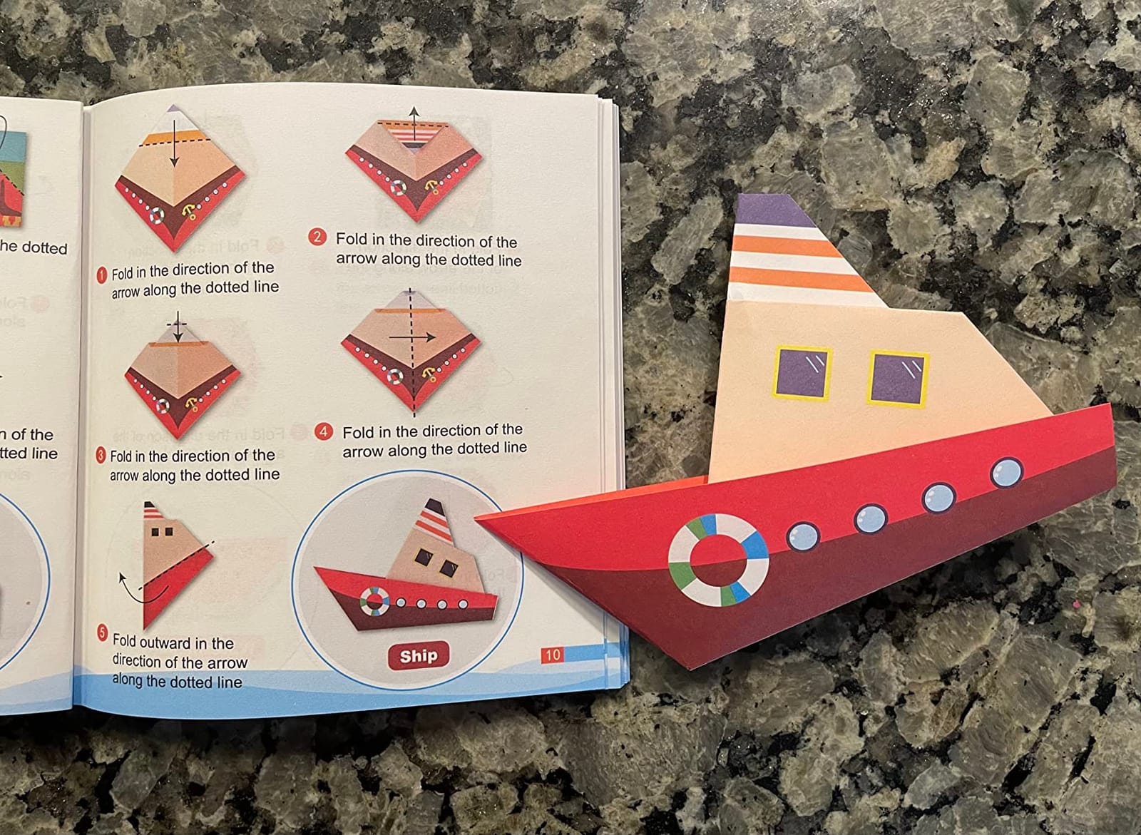 hapray Origami Kit for Kids 5-12, 152 Origami Paper Kit with Origami Book customer photo 1
