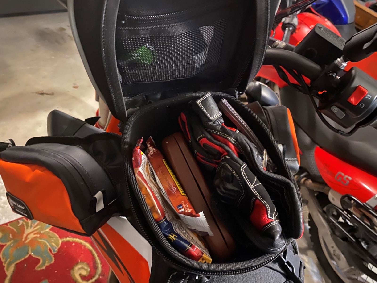 Nelson Rigg Waterproof Hurricane Dual Sport/Enduro Tank Bag, Black/Grey customer photo 1
