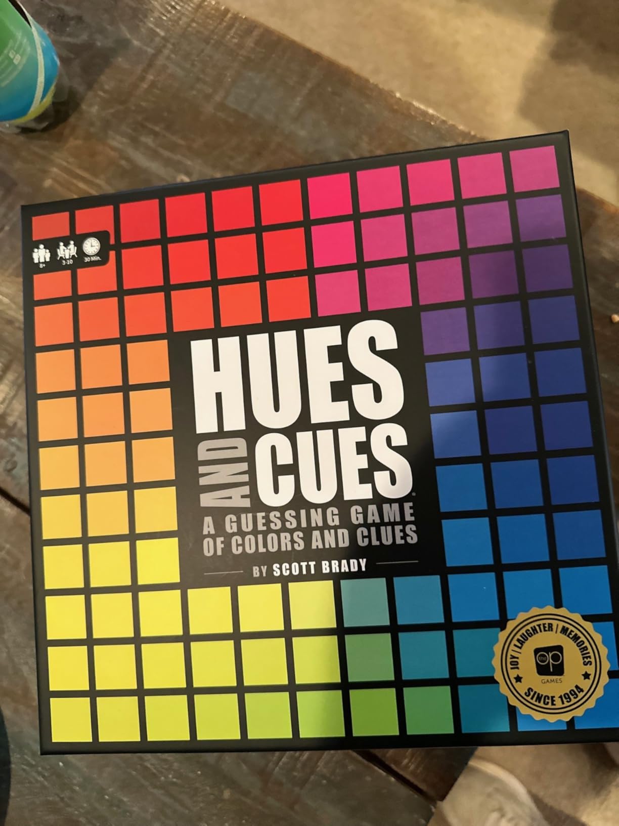 HUES and CUES - Vibrant Color Guessing Board Game for 3-10 Players Ages 8+, Connect Clues and Guess from 480 Color Squares customer photo 1