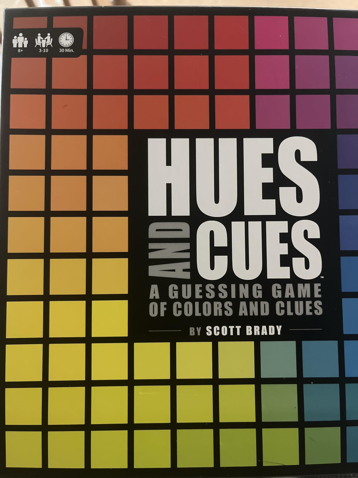 HUES and CUES - Vibrant Color Guessing Board Game for 3-10 Players Ages 8+, Connect Clues and Guess from 480 Color Squares customer photo 2