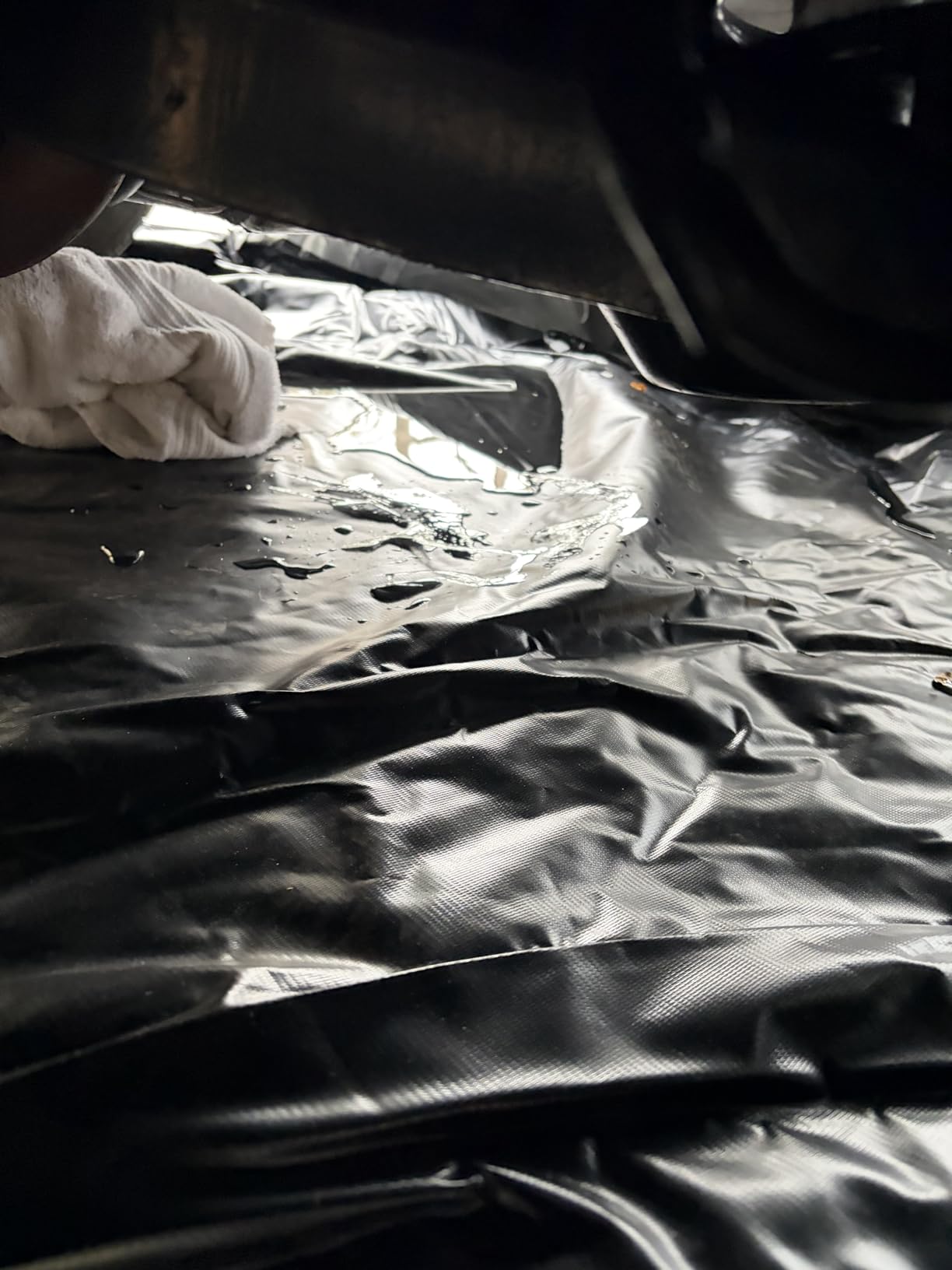 Outdoor Car Cover Gray 16' - Hail Protection Inflatable Garage - in THE customer photo 1