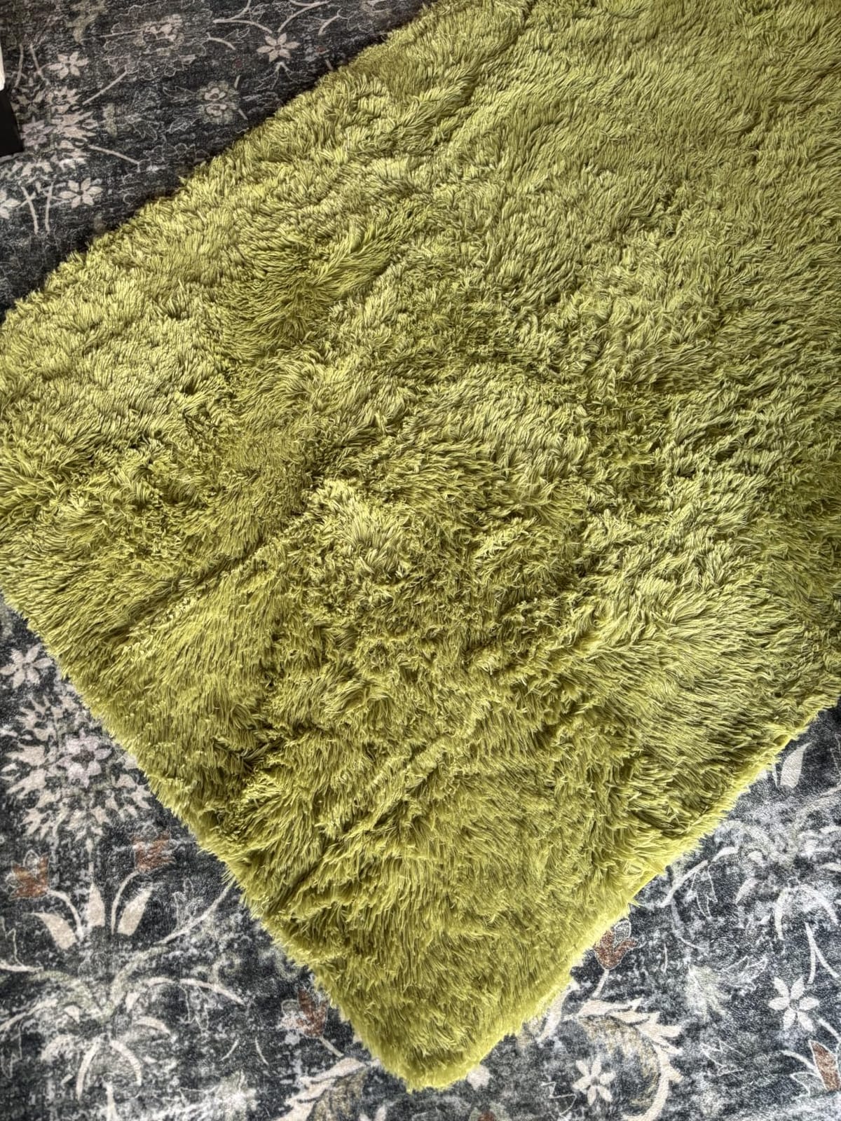 Ophanie Area Rugs for Living Room Bedroom, Washable Non-Slip Fluffy Soft Grey Shag Carpet, Indoor Floor Gray 4x6 Fuzzy Shaggy Living Room Plush Rug for Kids Home Dorm Decor Aesthetic customer photo 2