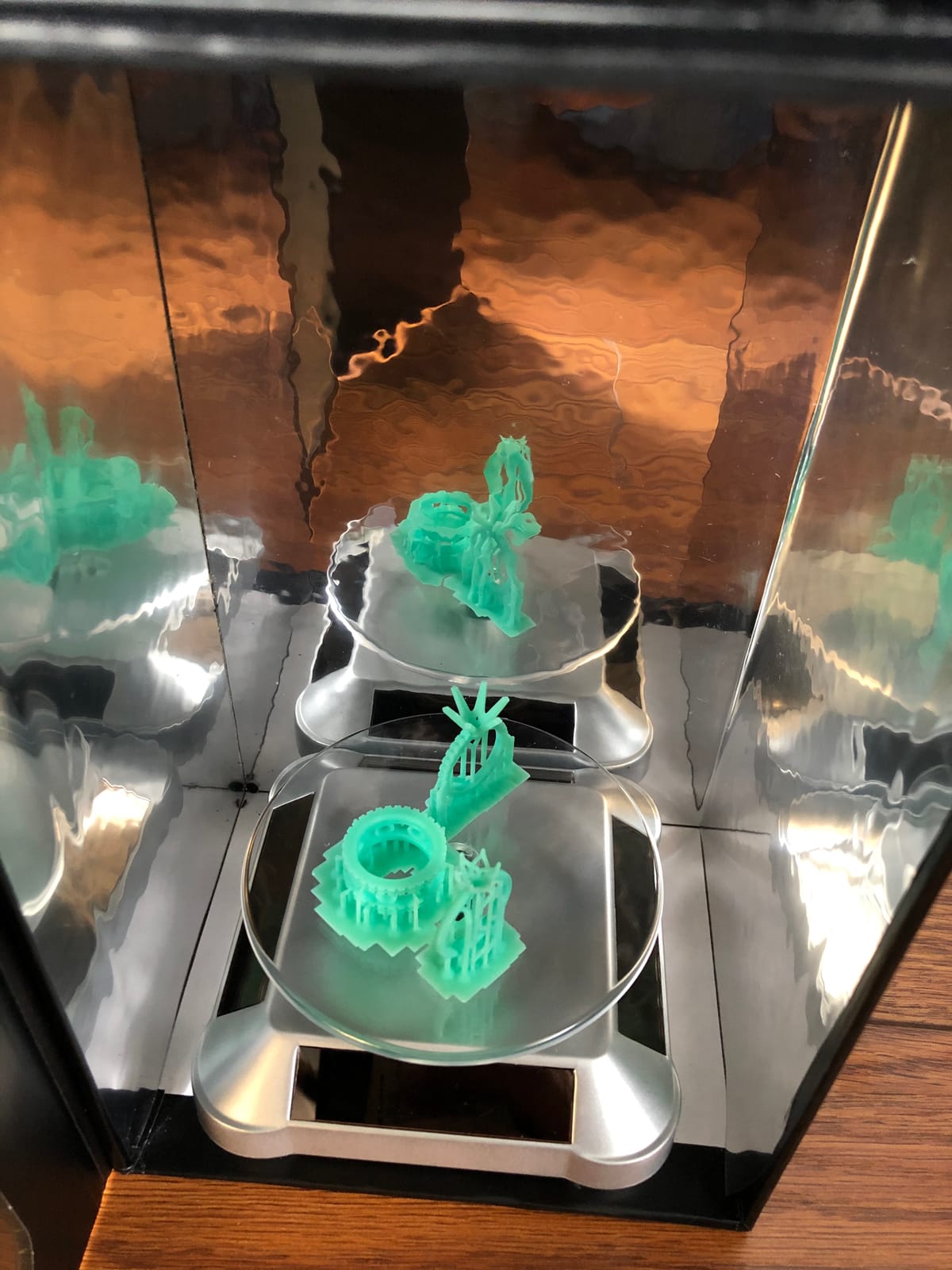 3D Printer Resin Curing Station DIY Curing Enclosure with UV Light UV Lamp Solar Turntable for 405nm UV Resin SLA DLP LCD 3D Printer Solidify Model customer photo 1