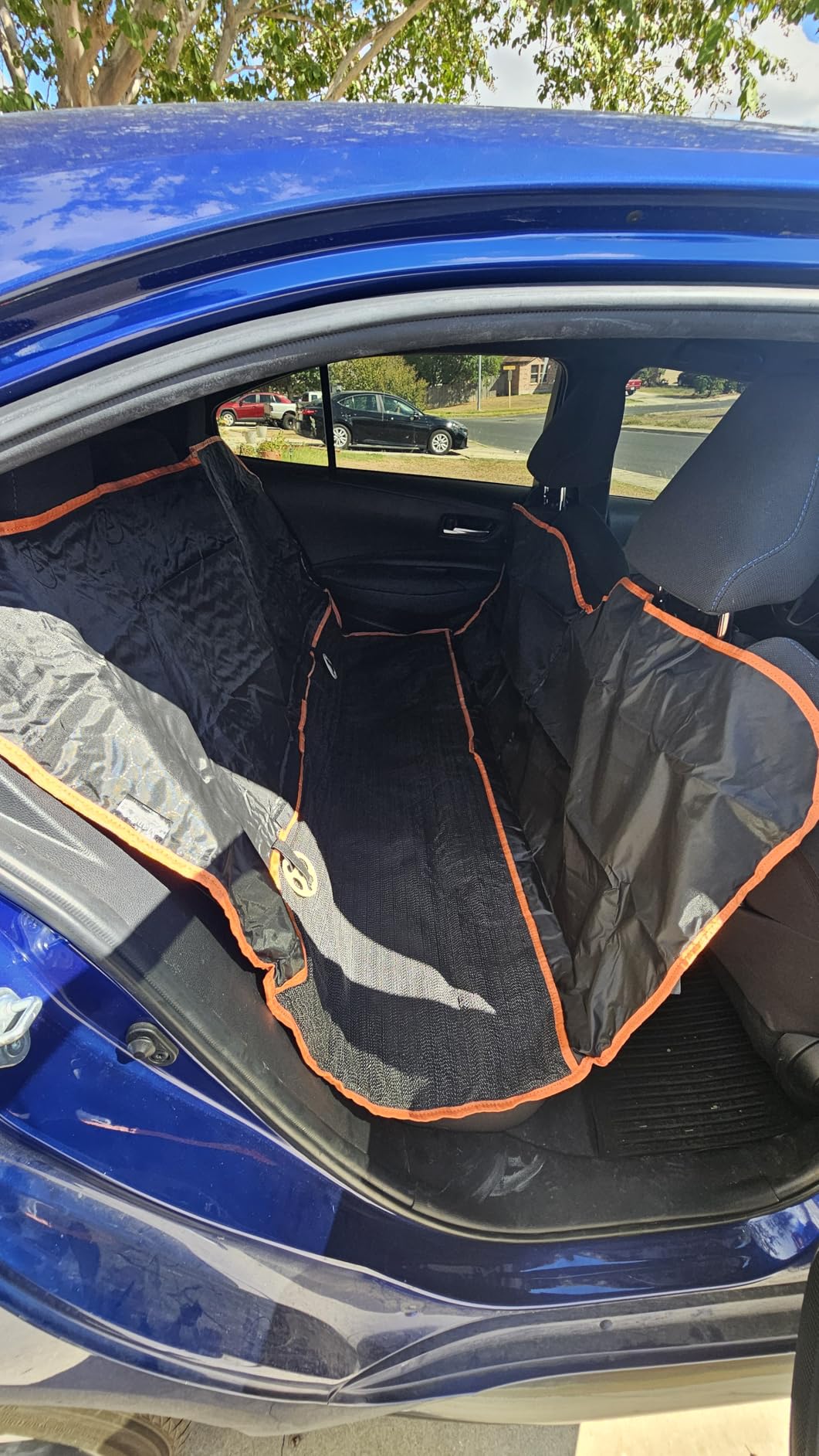Mancro Dog Car Seat Cover for Back Seat, Waterproof Dog Hammock for Car customer photo 2