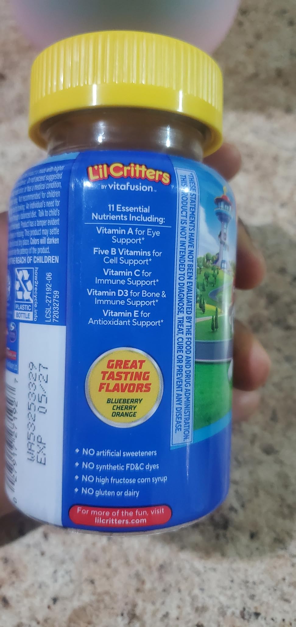 Lil Critters PAW Patrol Kids Multivitamin Gummies | 60 Count customer photo 1