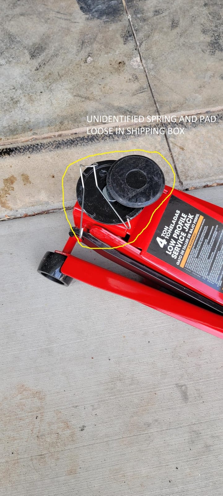 Big RED 4 Ton (8,000 lb) Hydraulic Low Profile Service Floor Jack customer photo 2