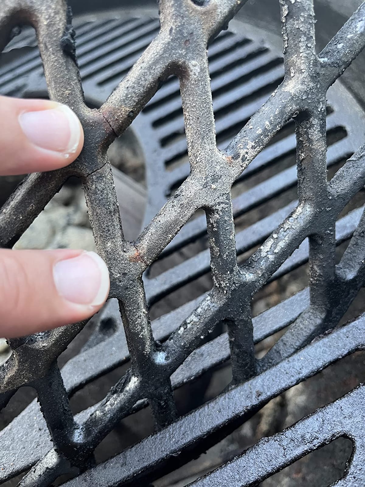 onlyfire 2-in-1 Cast Iron Grill Grate Replacement Weber Gourmet BBQ System customer photo 2
