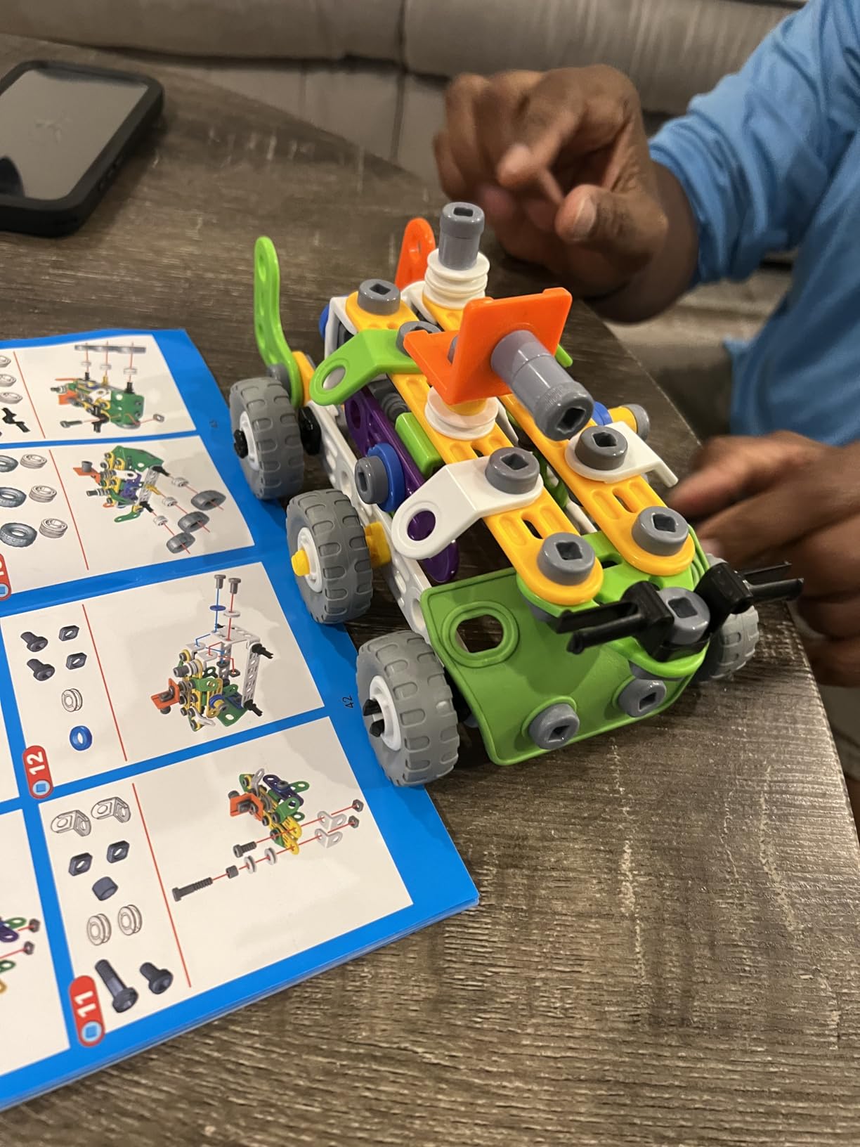 11 in 1 STEM Building Toys, 175 Pieces Construction Kit for Kids Ages 4-8 customer photo 2