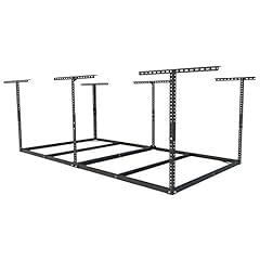 FLEXIMOUNTS 4x8 Overhead Garage Storage Rack, Without Decking, White customer photo 1