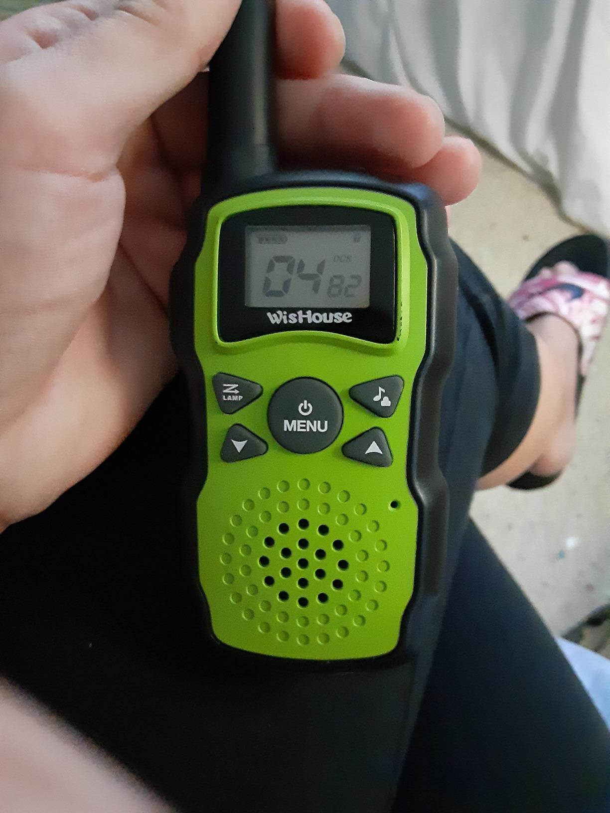 Wishouse Walkie Talkies for Kids Adult Long Range Rechargeable 3 Pack,Boy Wearable Walky Talky Set 2 Way Radio with USB Charger Battery,Camping Games Toy Birthday Xmas Gift for Girl Children Family customer photo 2