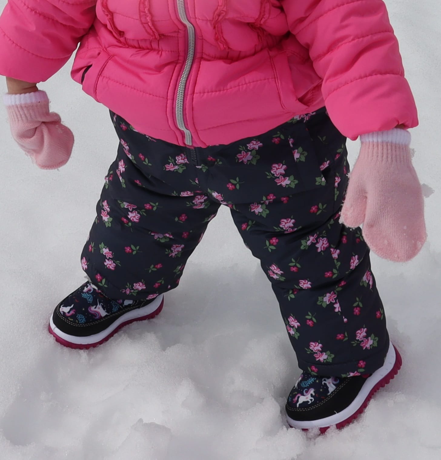 EQUICK Boys Girls Winter Boots Waterproof Lightweight Kid Snow Boots with Fur Outdoor (Toddler/Little Kid/Big Kid) customer photo 1