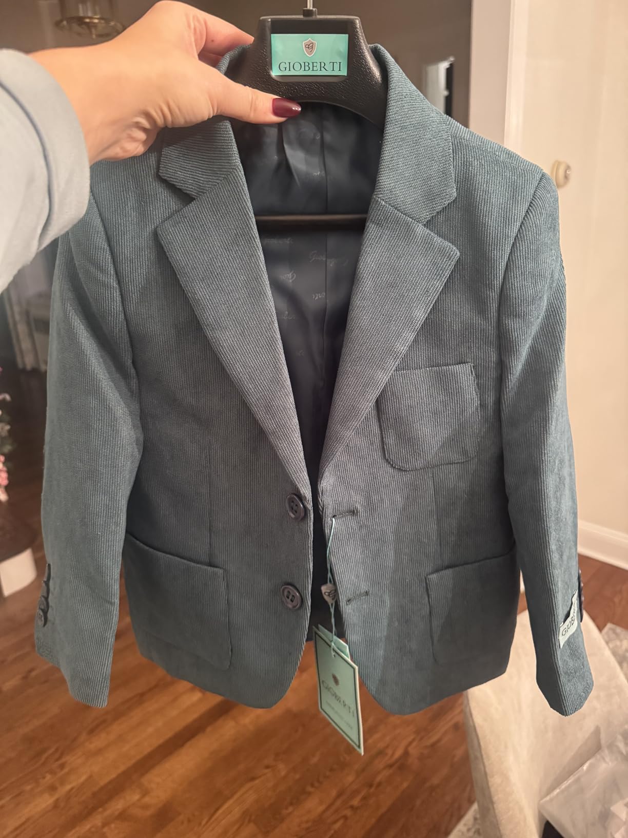 Gioberti Kids and Boys Corduroy Blazer Jacket customer photo 1