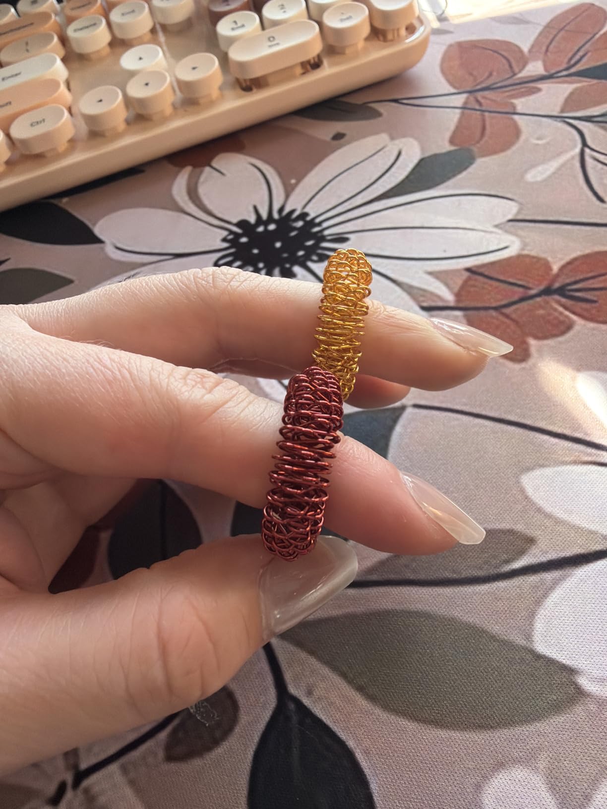 Mr. Pen- Spiky Sensory Rings, 10 Pack, Jewel Tones customer photo 1