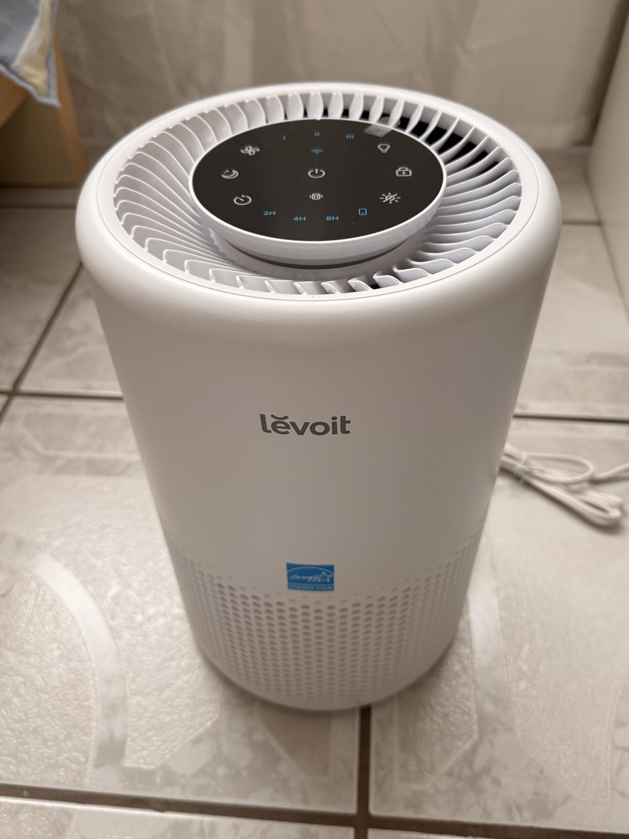 Levoit Air Purifier for Home Pets Bedroom Dorm Room, Smart & Voice Control | AHAM VERIFIDE, 3-in-1 Filter With HEPA Sleep Mode, for Pollen, Pollutants, Smoke, Dander, Dust, Pet Hair, Core 200S-P, White customer photo 1