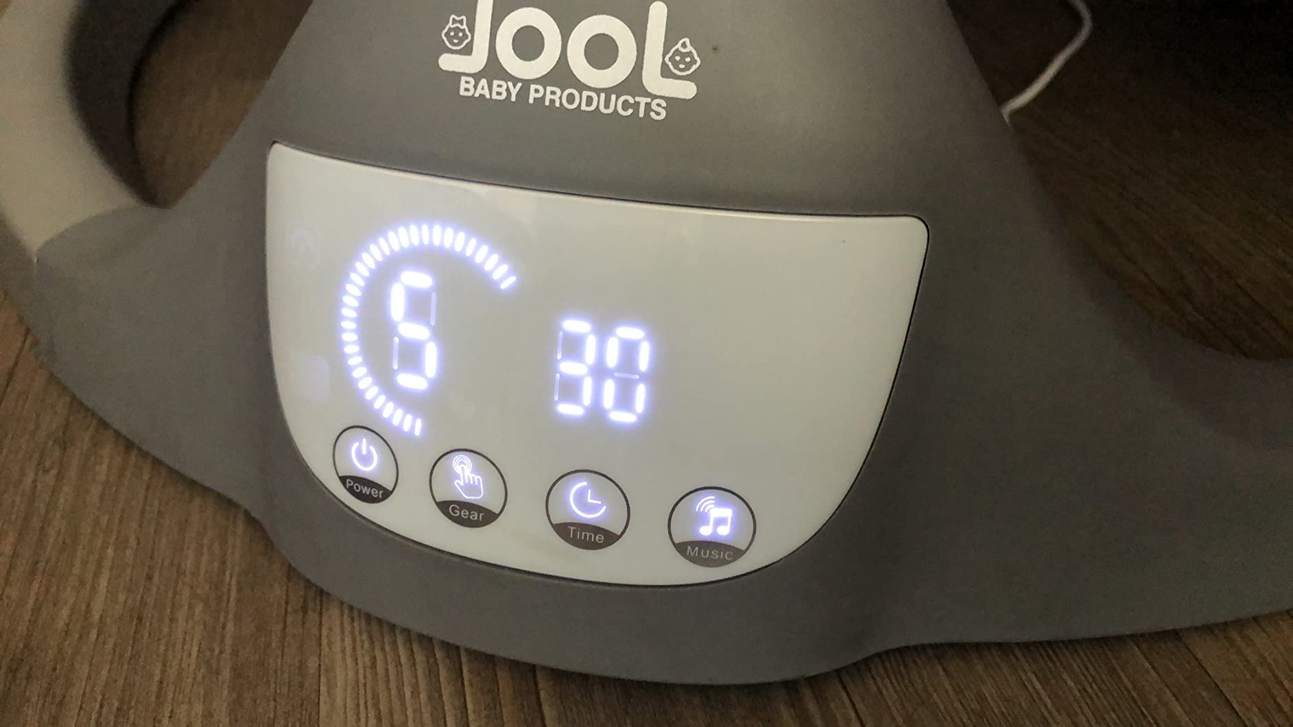 Jool Baby Nova Baby Swing for Infants – Bluetooth Music, Remote (Gray) | Keep Baby Happy While Getting Things Done – Gentle Side-to-Side Motion Helps Baby Feel Content customer photo 1