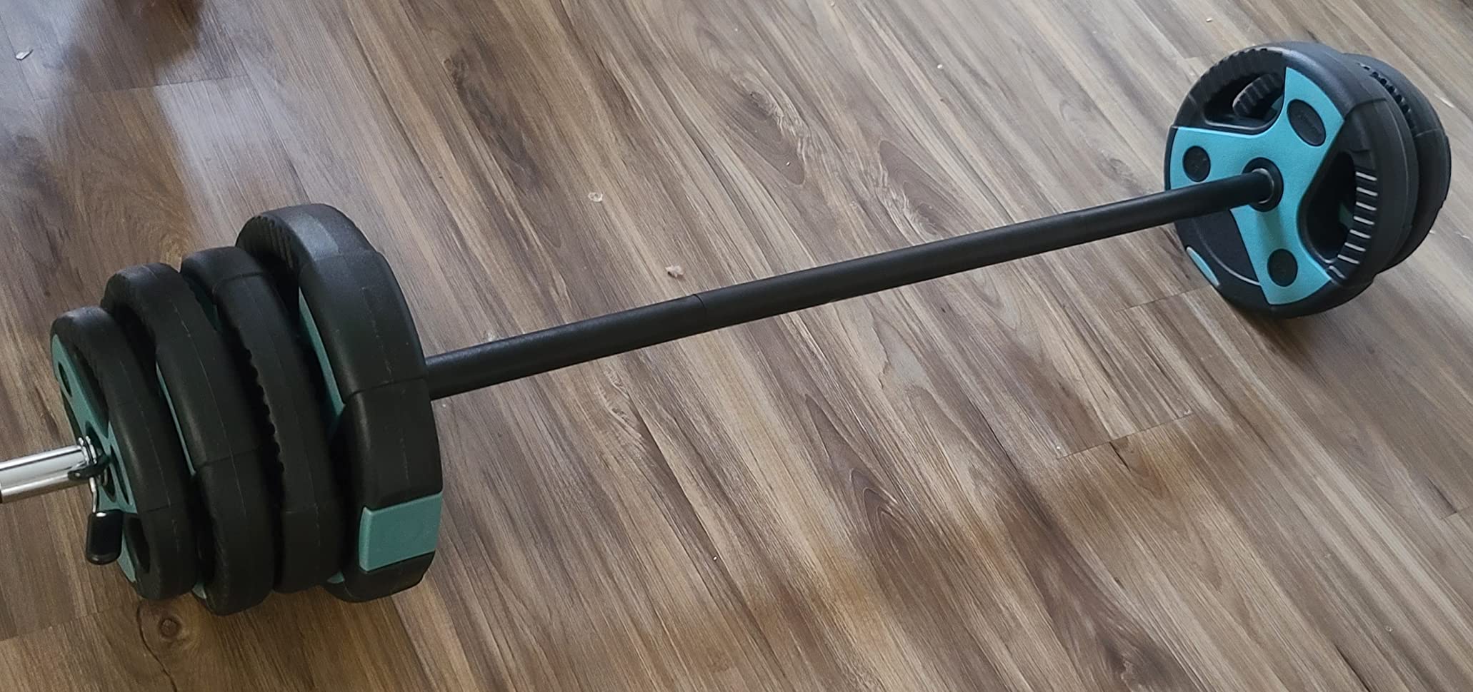 US Weight Barbell Weight Set for Home Gym with 55