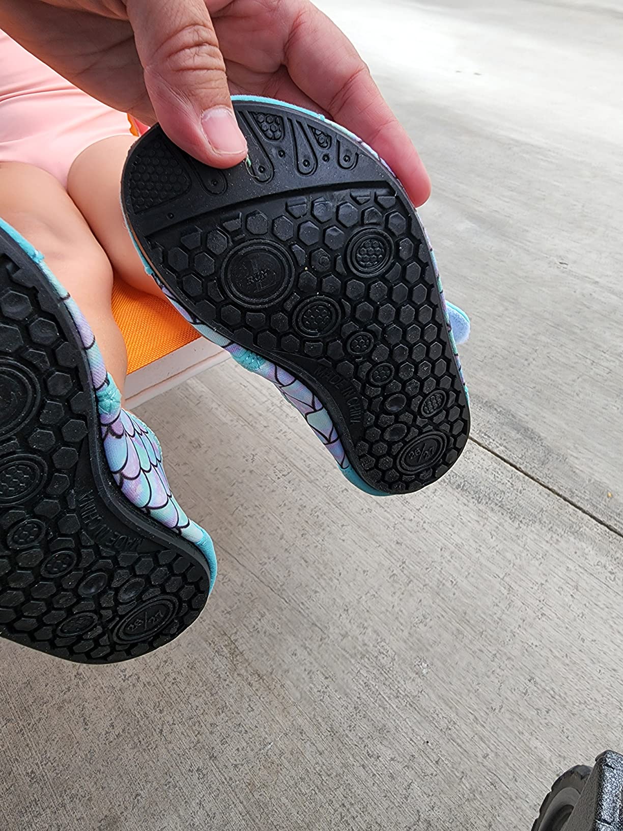 Centipede Demon Kids Water Shoes Girls Boys Outdoor Quick Dry Barefoot Aqua Socks for Sport Beach Swim Pool Surf customer photo 2