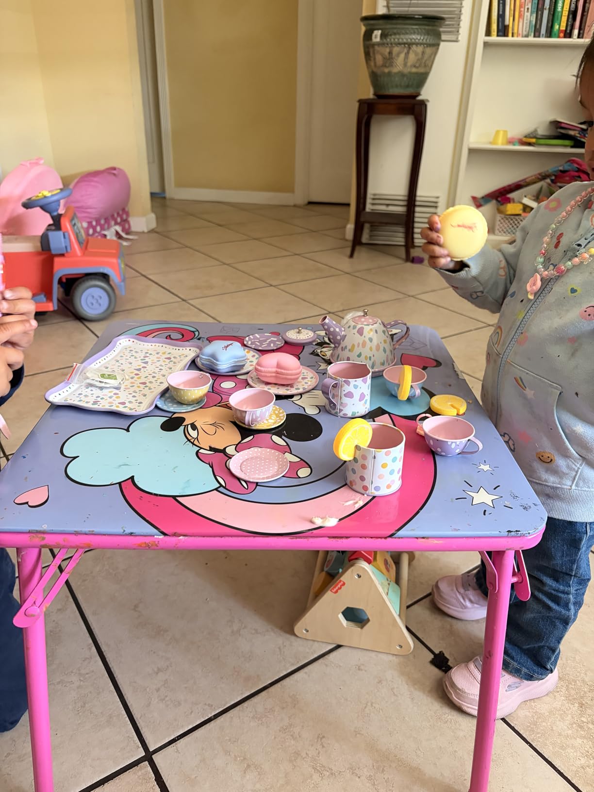 PRE-WORLD Tea Party Set for Little Girls Toddlers Kids Ages 3 4 5 6 7 8 customer photo 1
