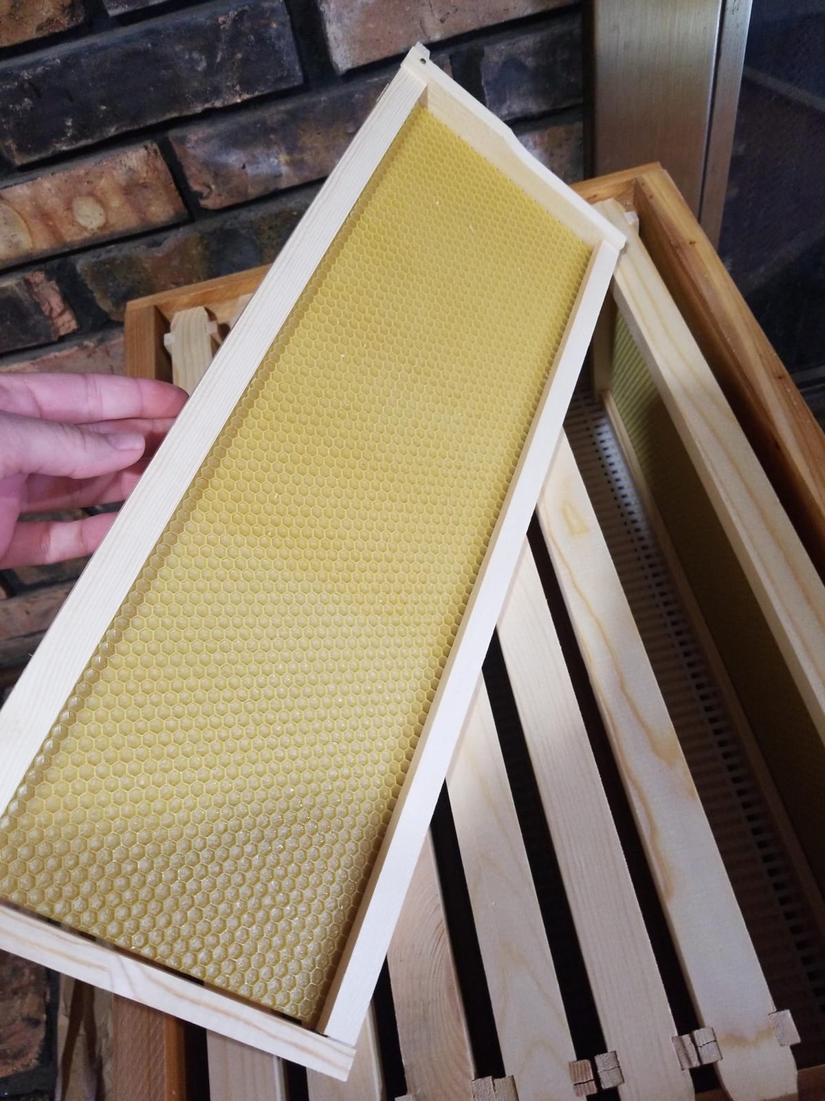 Beehive 8 Frame Bee Hives and Supplies Starter Kit, Bee Hive for Beginner, Honey Bee Hives Includes 1 Deep Bee Boxes, 1 Bee Hive Super with Beehive Frames and Foundation customer photo 1