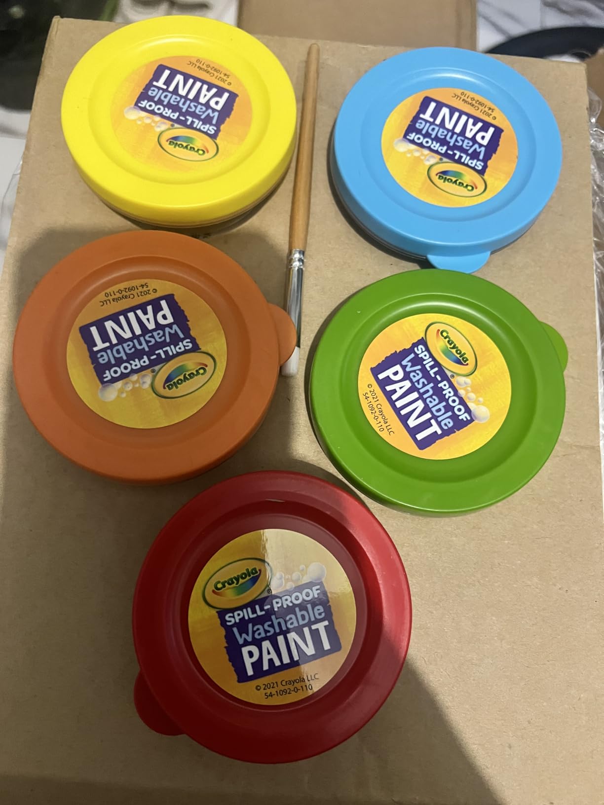 Crayola Spill Proof Paint Set Washable Paint Set for Kids, Arts & Crafts | Teacher School Supplies & Essentials, Arts & Crafts, Toddler Gift, Ages 3+ customer photo 1
