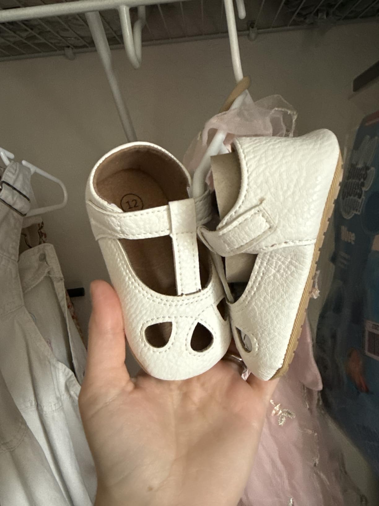 RVROVIC Baby Girl Moccasins Princess Sparkly Mary Jane Dresses Shoes Premium Lightweight Soft Sole Crib Shoes Toddler Shoes customer photo 1