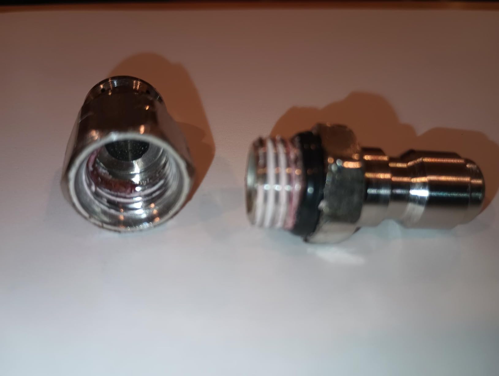 3 Pcs Pressure Washer Sewer Jetter Nozzle Kit Rotating Button Nose | Stainless Steel Jet Nozzle with Different Model Pressure Drain Hose Spray Head, for 1/4'' Quick Connector, 5000 Psi customer photo 1