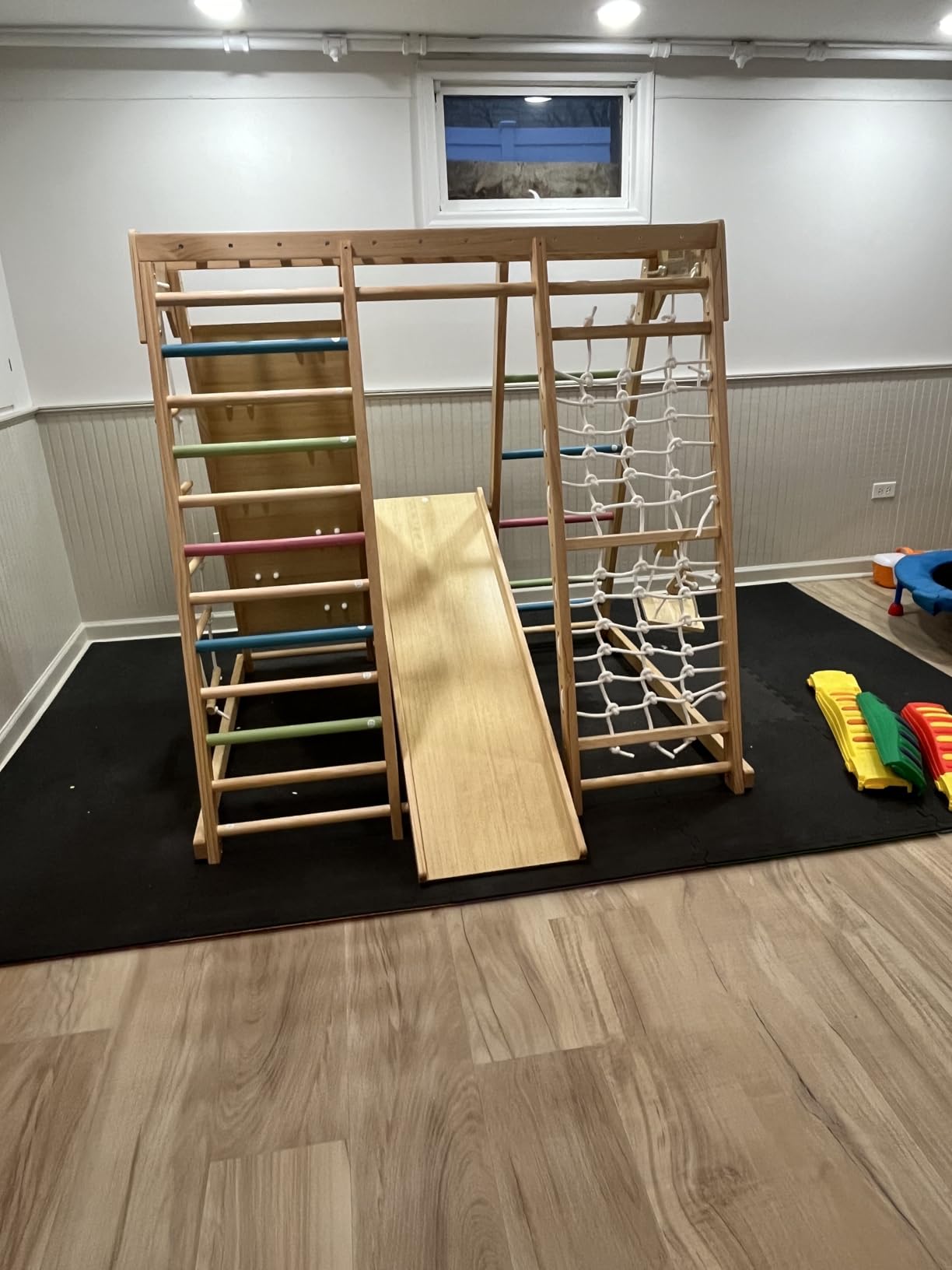 Avenlur Magnolia 7-in-1 Indoor Jungle Gym for Kids, Large, Natural customer photo 1