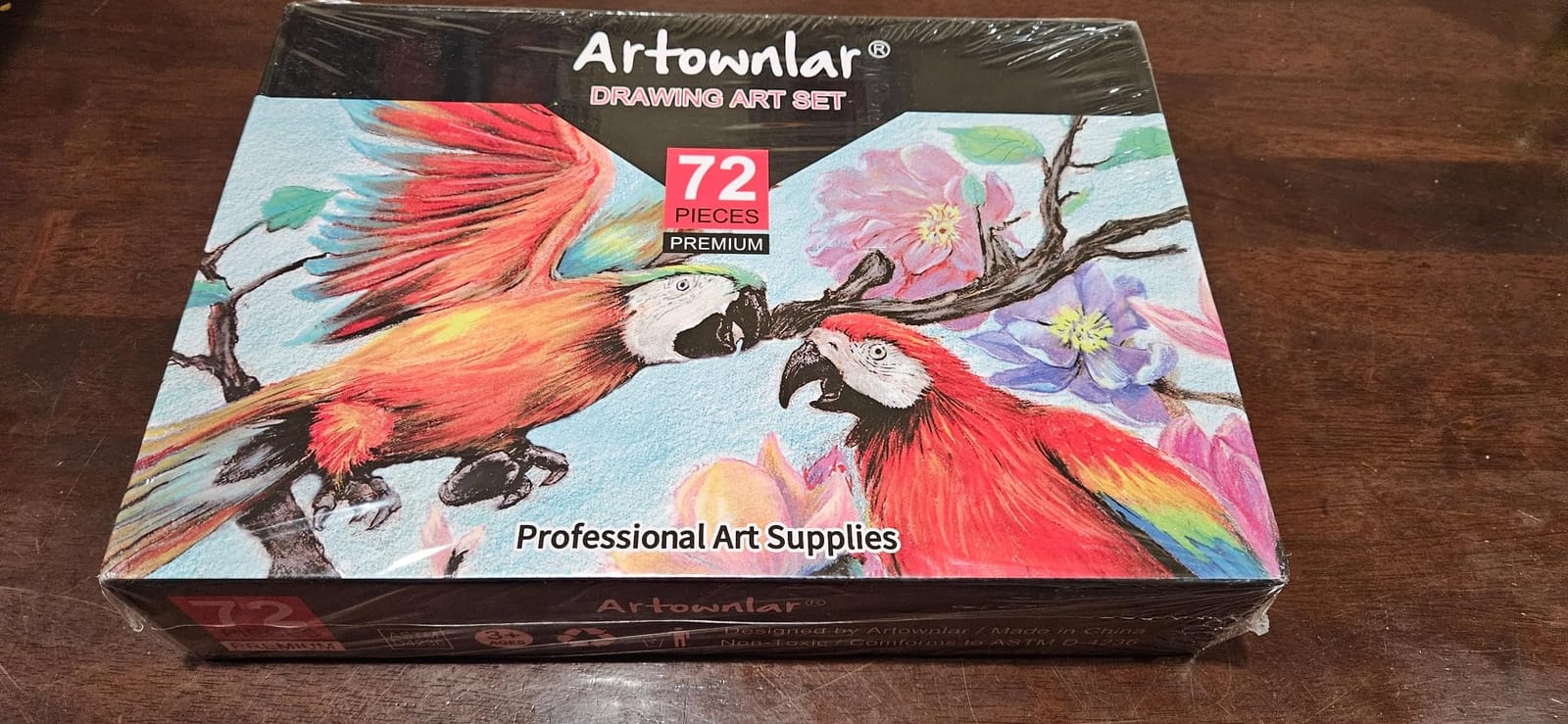 Artownlar 72 Pack Drawing Sketching Set with 8x11 Sketchbook | Pro Art Supplies Kit for Artist Adults Teens Beginner | Graphite Charcoal, Watercolor & Metallic Colored Pencils in Gift Case. customer photo 2