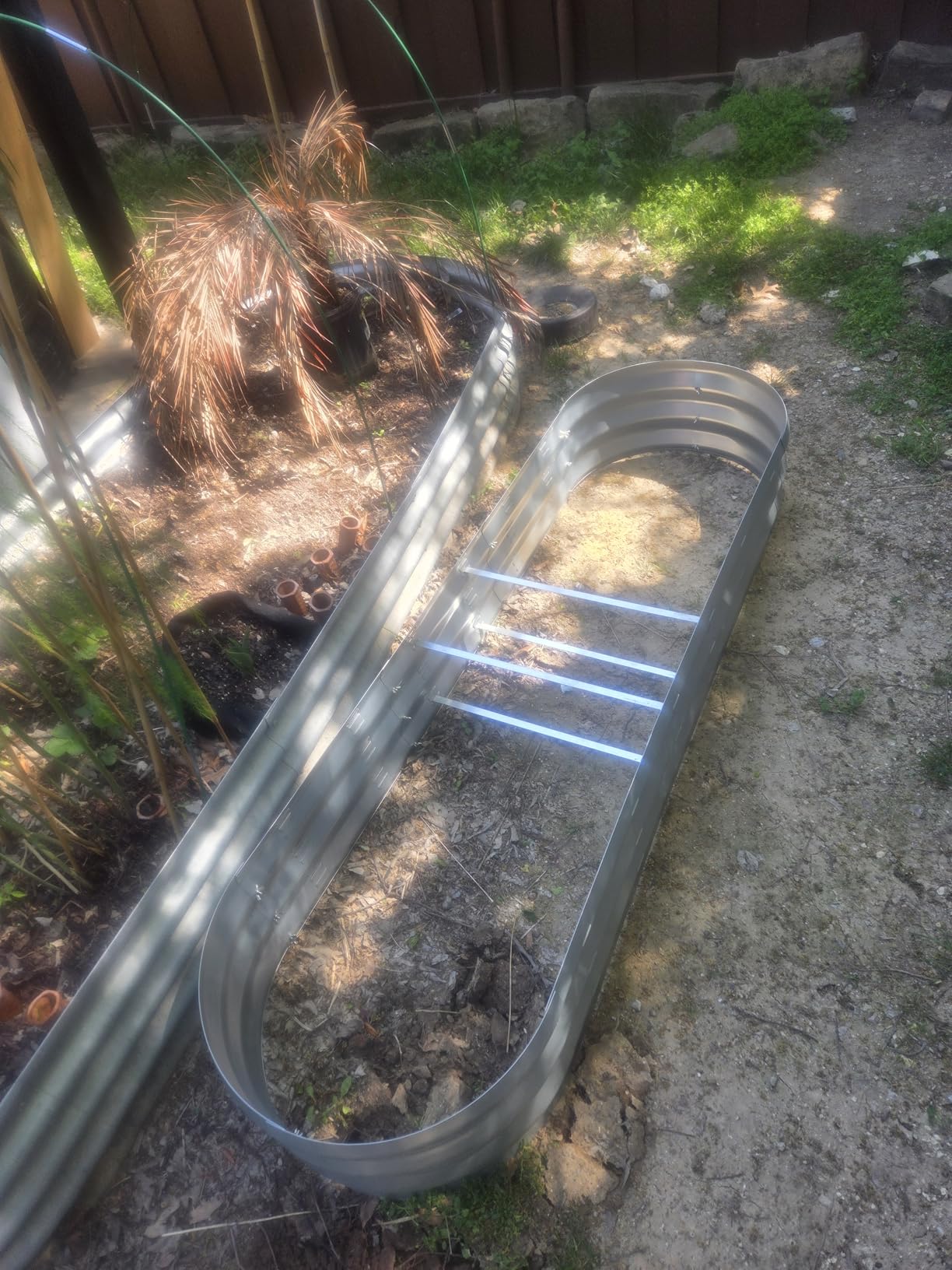 GADI 67-Inch Galvanized Raised Garden Bed, Metal Planter Box for Vegetables and Flowers, Large Outdoor Gardening Kit, Easy DIY Assembly, Weather-Resistant & Rust-Proof customer photo 1