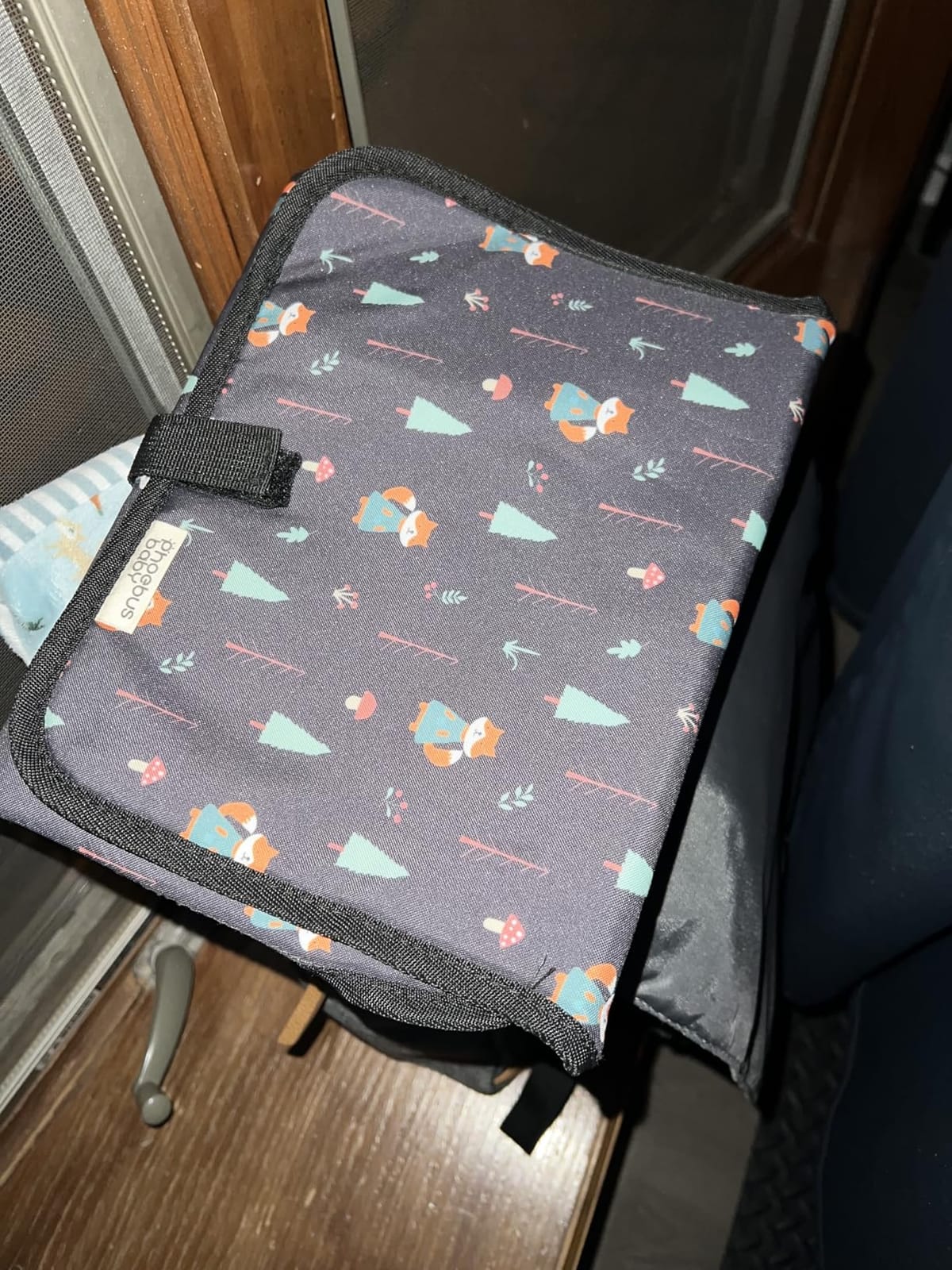 Baby Portable Changing Pad Travel - Waterproof Compact Diaper Changing Mat - Lightweight & Foldable Baby Diaper Changer, Newborn Shower Gifts customer photo 2