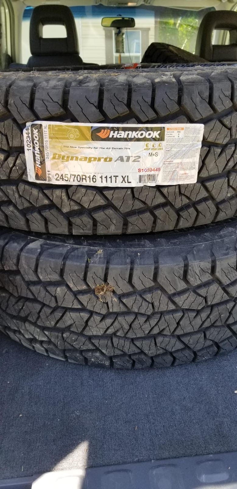 1 Hankook RF11 Dynapro AT2 All Terrain Tire 265/70R17 115T 4 Ply 2657017 customer photo 1