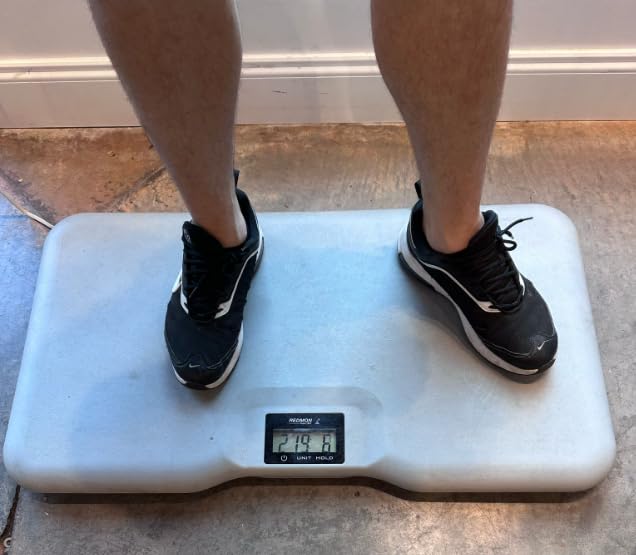 Redmon XL Field Scale Plus Remote Display, Grey | Digital Pet and Animal Weighing Non-Slip Platform Scale with Dual LCD Screens customer photo 2