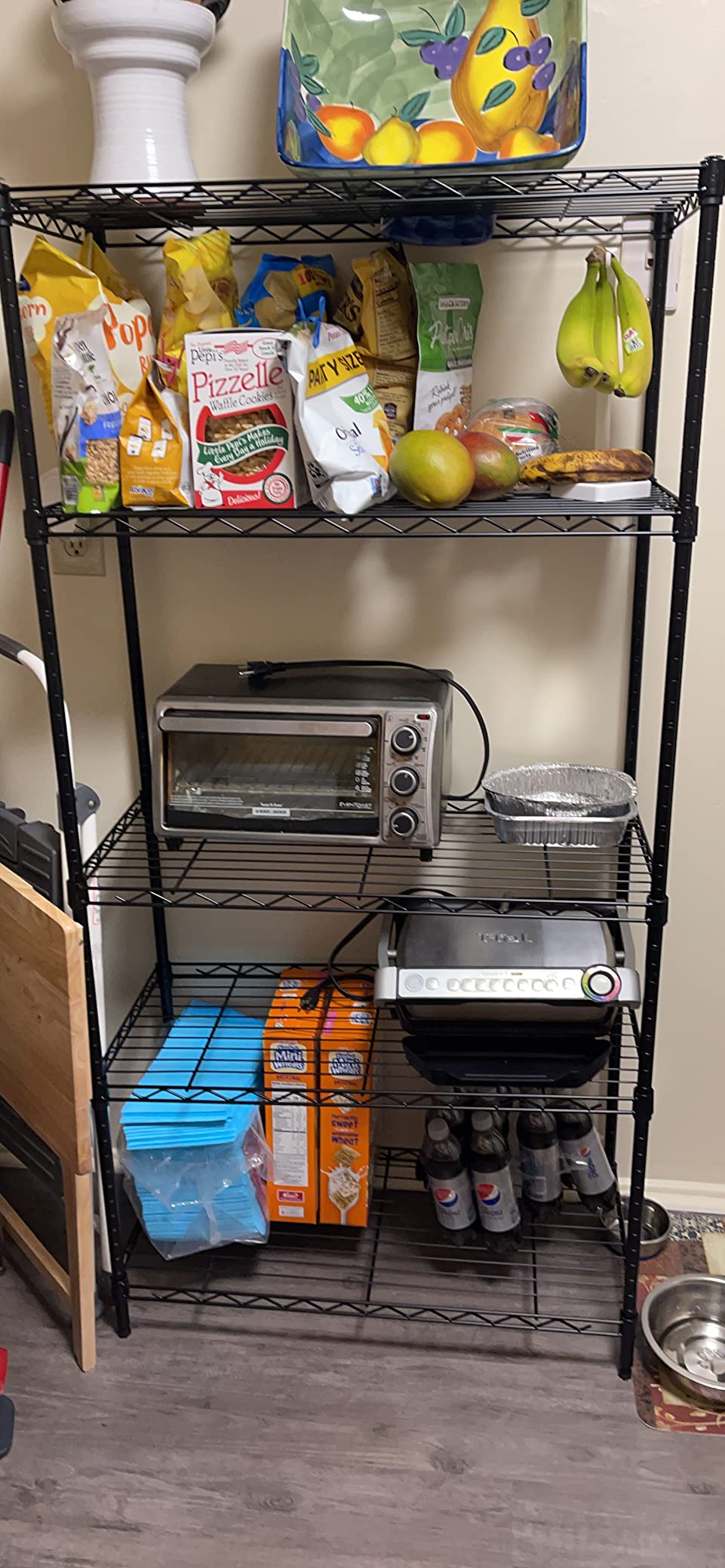 5-Tier Steel Wire Shelving, 30