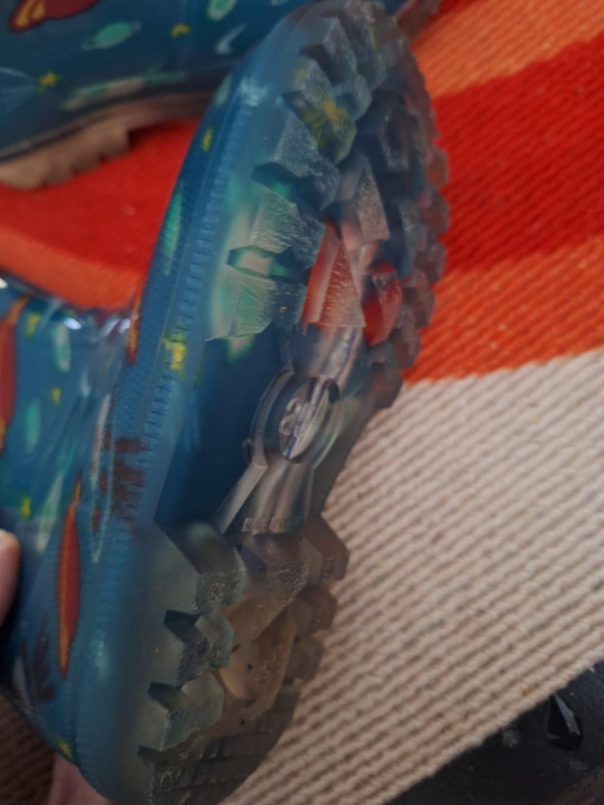EUXTERPA Toddler Kids Light-Up Rain Boots customer photo 1