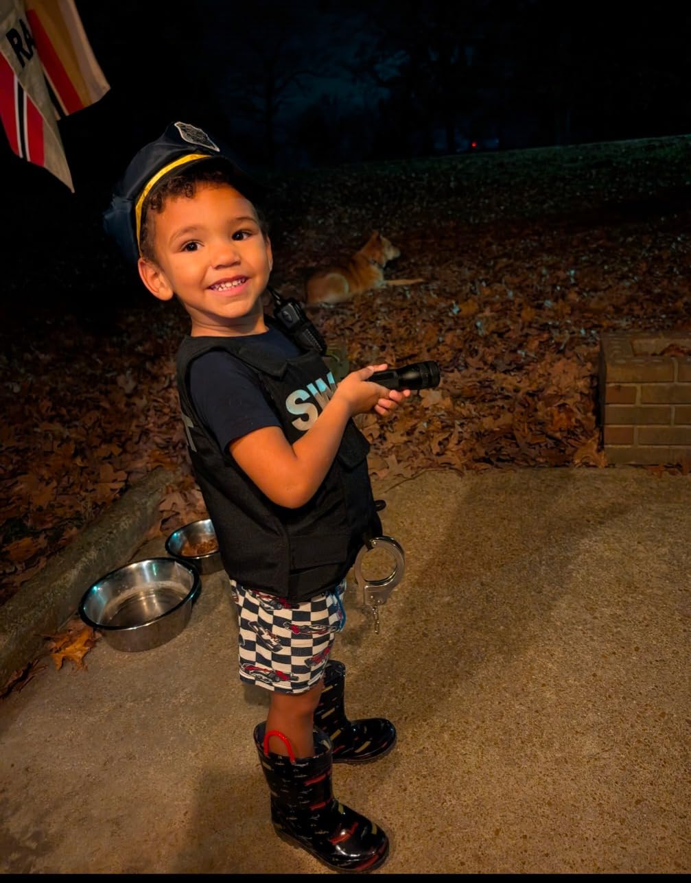 EUXTERPA Toddler Kids Light-Up Rain Boots customer photo 2