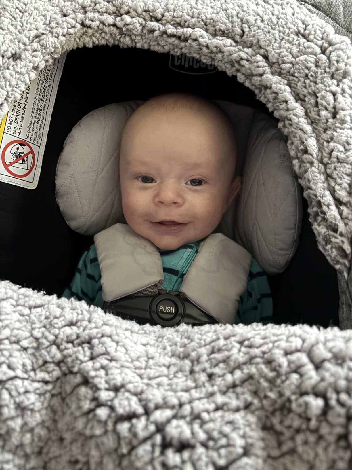 Chicco Bravo 3-in-1 Stroller with KeyFit 30 Infant Car Seat System | Calla/grey, UPF 50+ canopy, all-wheel suspension, one-hand smart fold, newborn to toddler baby stroller, travel baby stuff customer photo 2