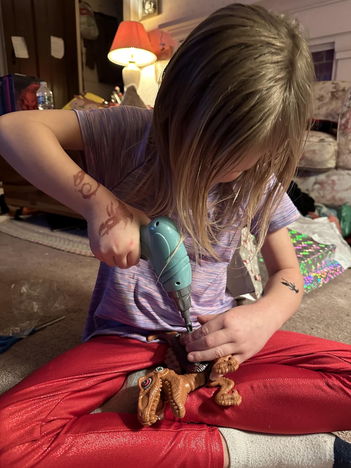 Dinosaur STEM Toys for Kids 3-5, Take Apart Dinosaur Toys with Electric Drill, Educational Building Toy & Construction Set, DIY Christmas Birthday Gifts for 3 4 5 6 7 8 Years Old Boys and Girls customer photo 2
