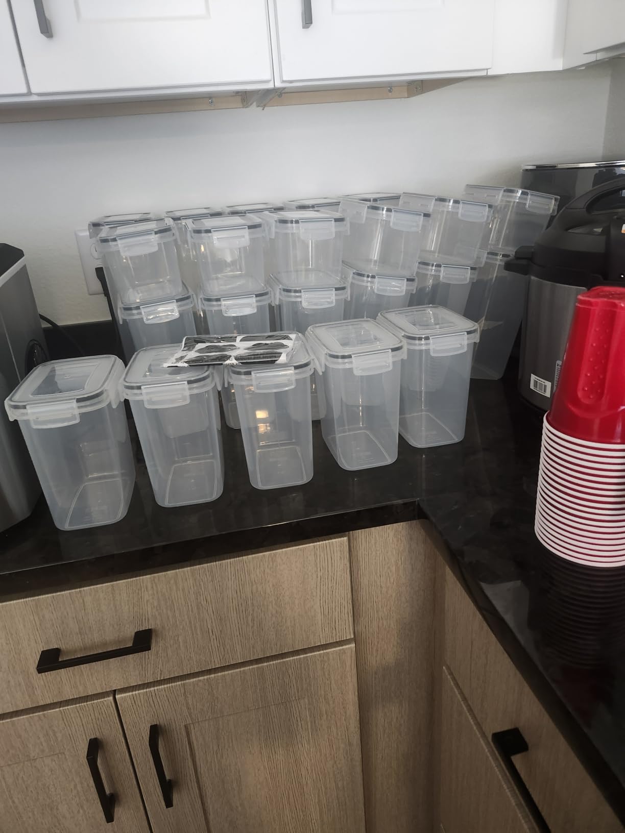 Vtopmart Airtight Food Storage Containers with Lids, 24 pcs, BPA Free, Multiple Sizes, Includes 24 Labels customer photo 2