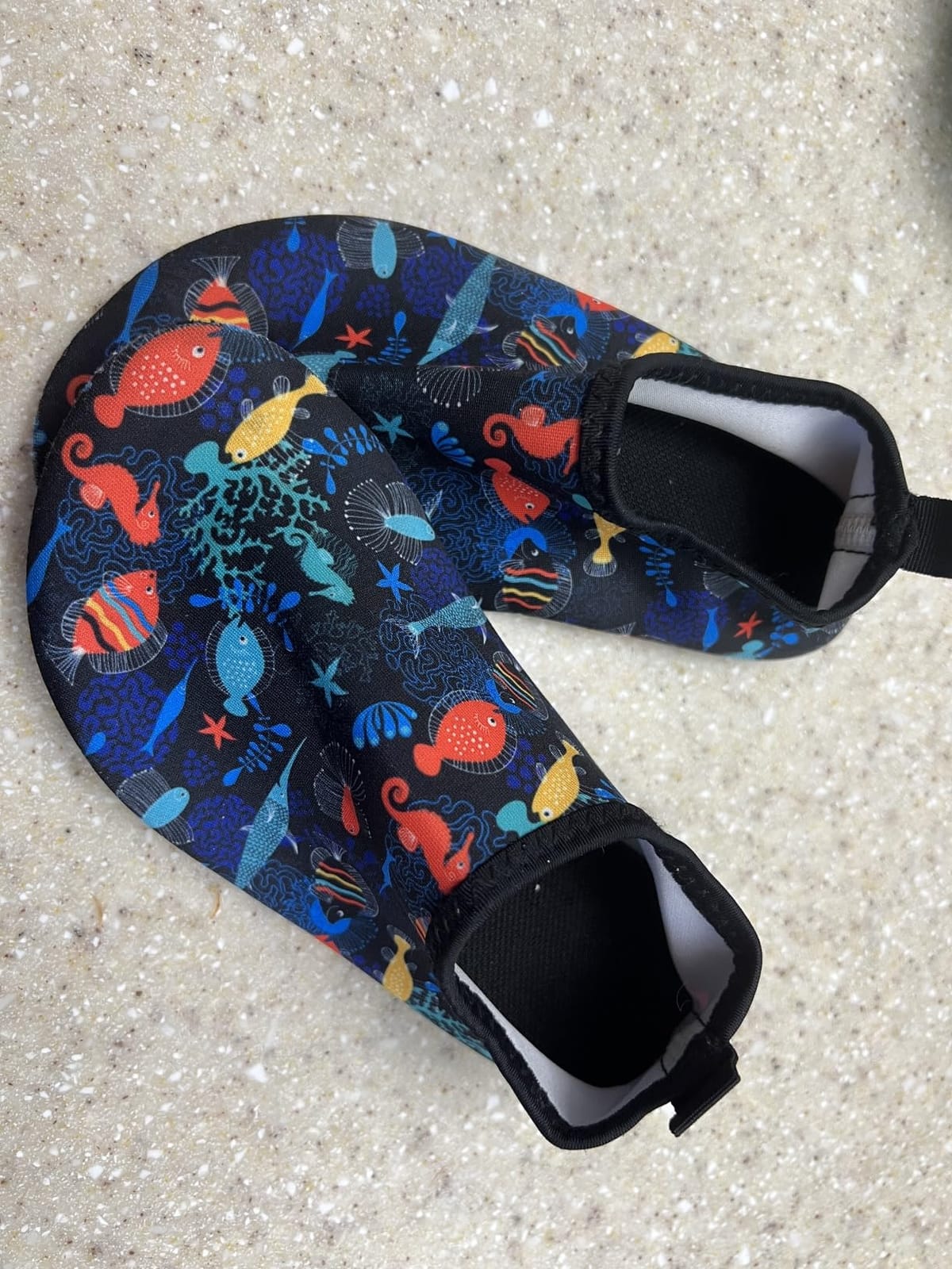 Kids Boys Girls Swim Water Shoes,Toddler Kids Nonslip Quick Dry Beach Shoes | Non-Slip Quick Dry Barefoot Sports Shoes customer photo 1