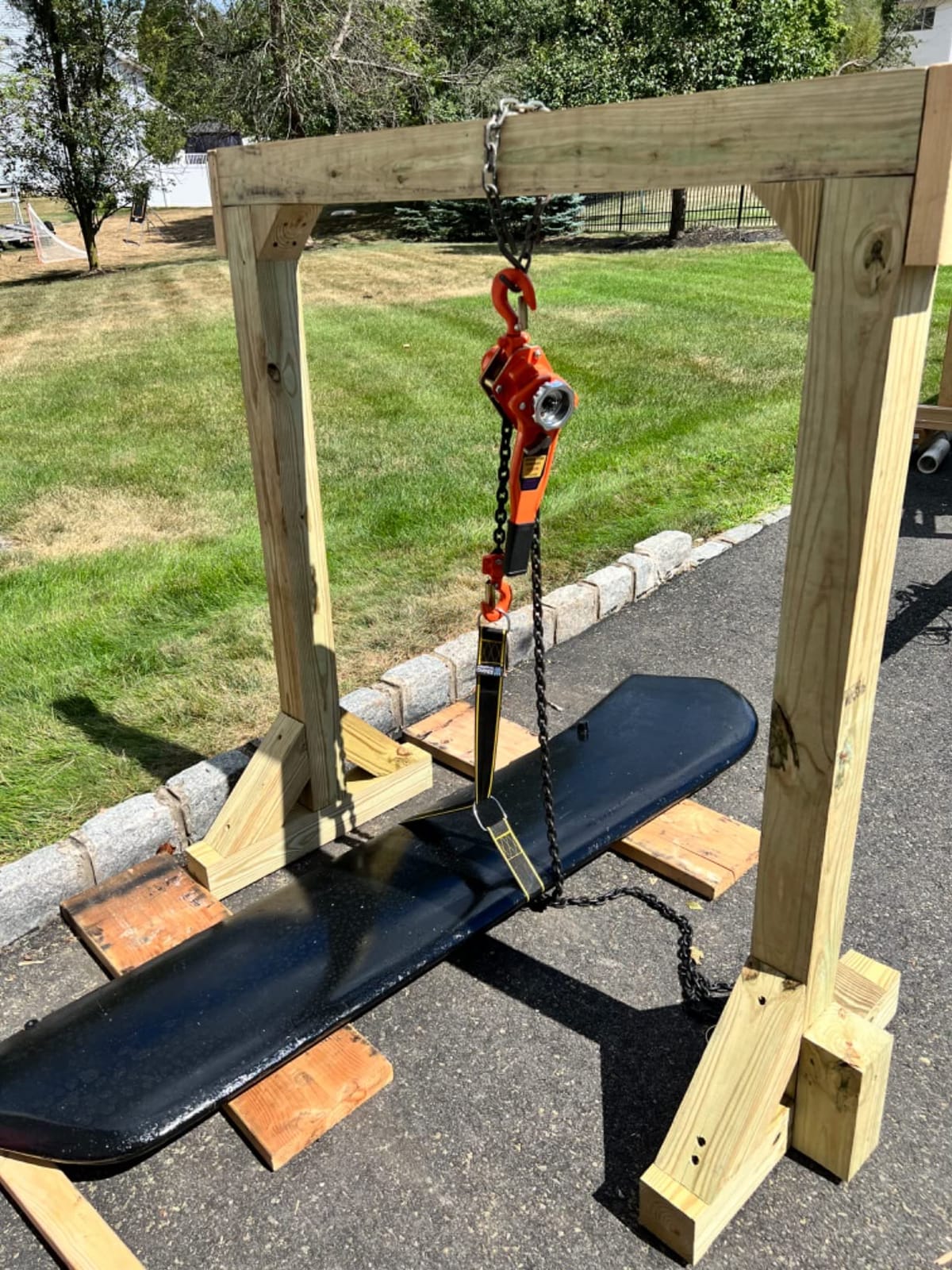 SPECSTAR Lever Chain Hoist 3/4 Ton 1650 Lbs Capacity | 10 Feet with 2 Heavy Duty Hooks, Chain Come Along customer photo 2