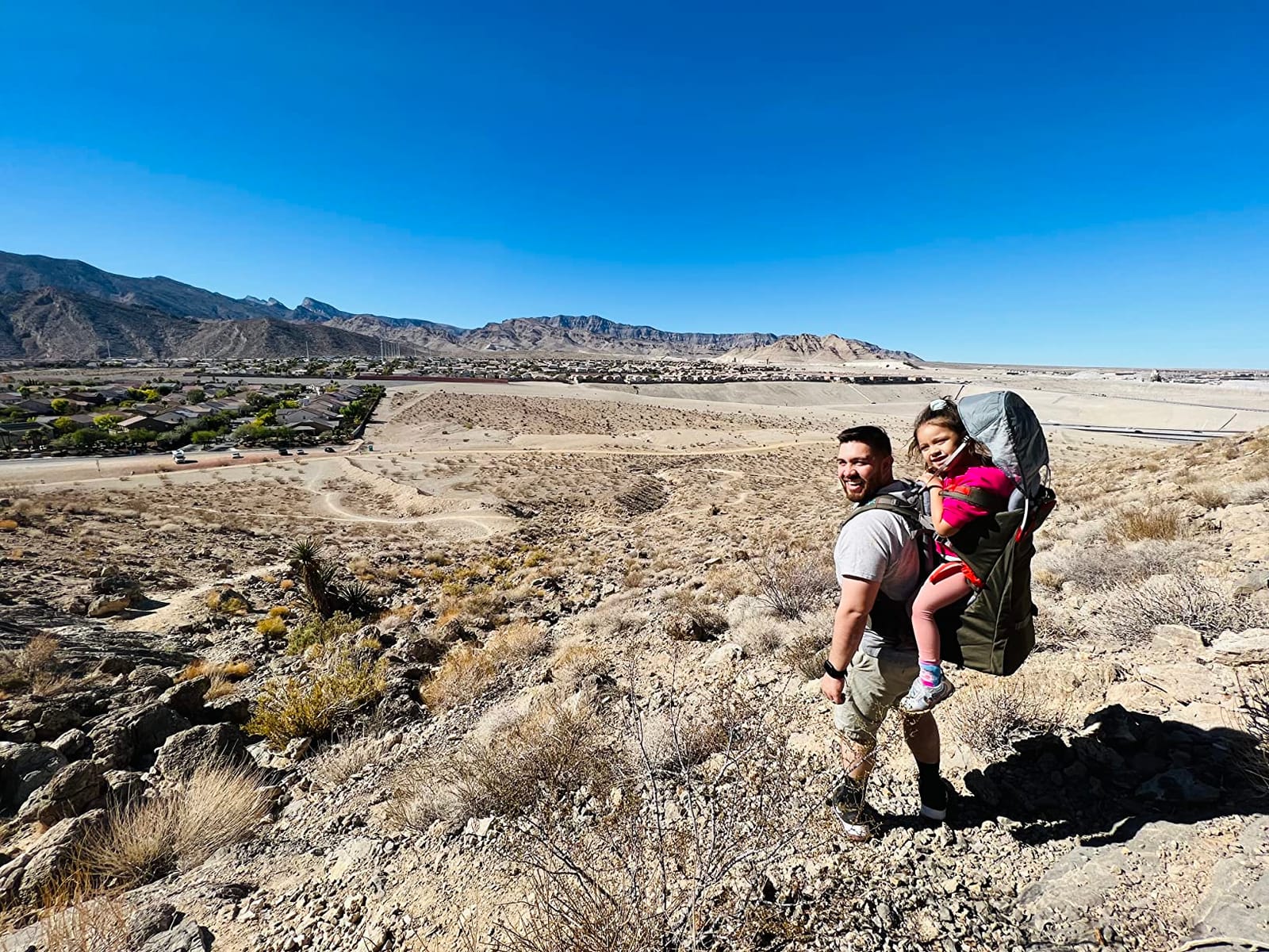 WIPHA Toddler Hiking Carrier, Baby Backpack with Sun Canopy & Storage customer photo 1