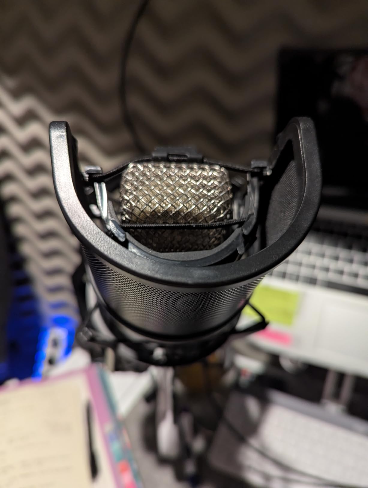 FIFINE U1 Mic Pop Filter Screen with Metal Mesh for Streaming Podcast customer photo 2