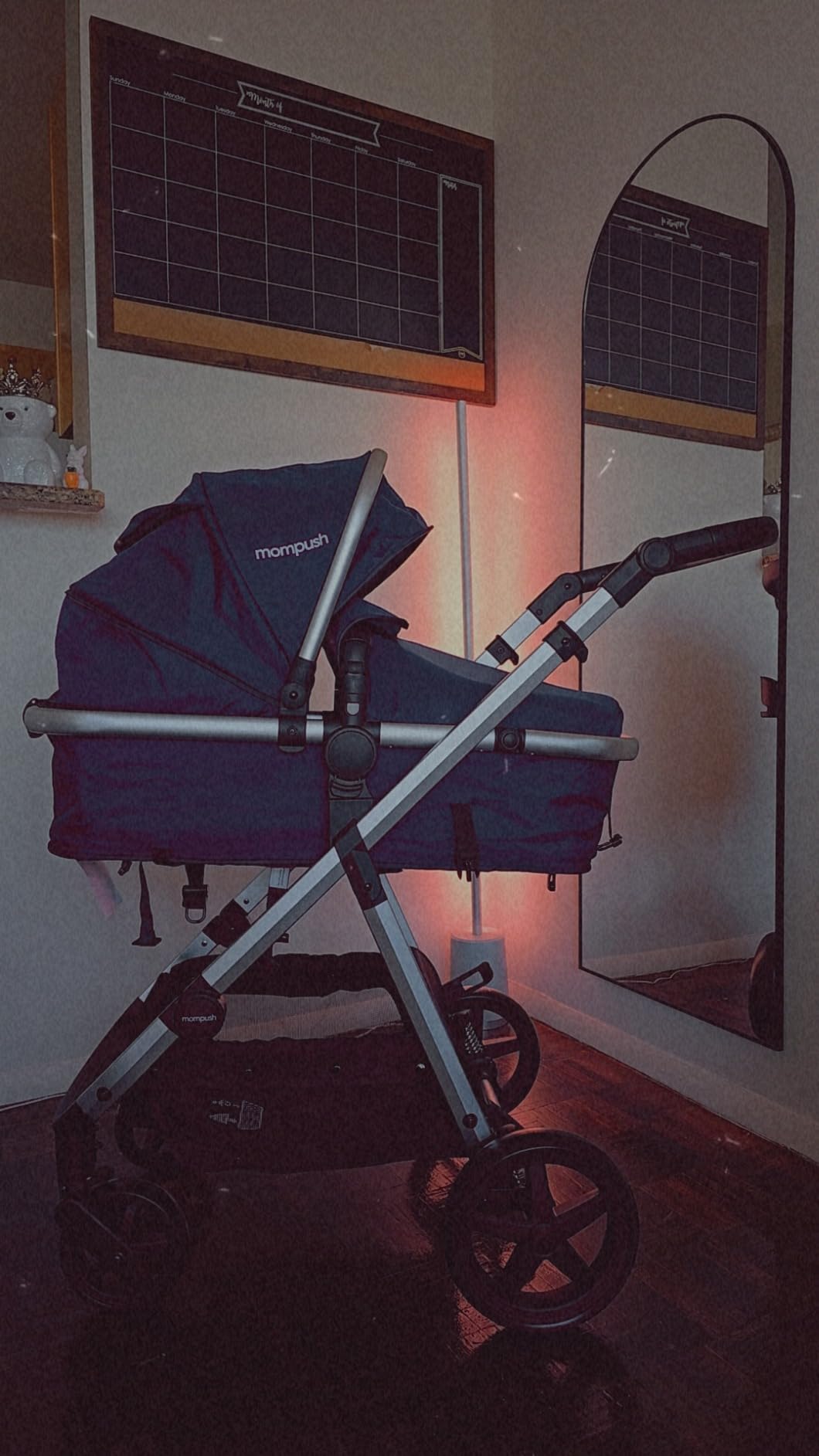 Mompush Meteor2 Baby Stroller Bassinet Stroller, Car Seat Adapter Included customer photo 2
